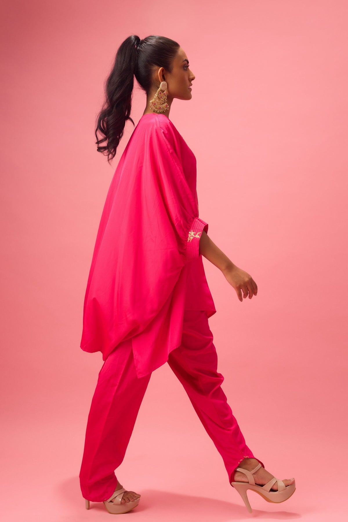 Rani Pink Kaftan Set