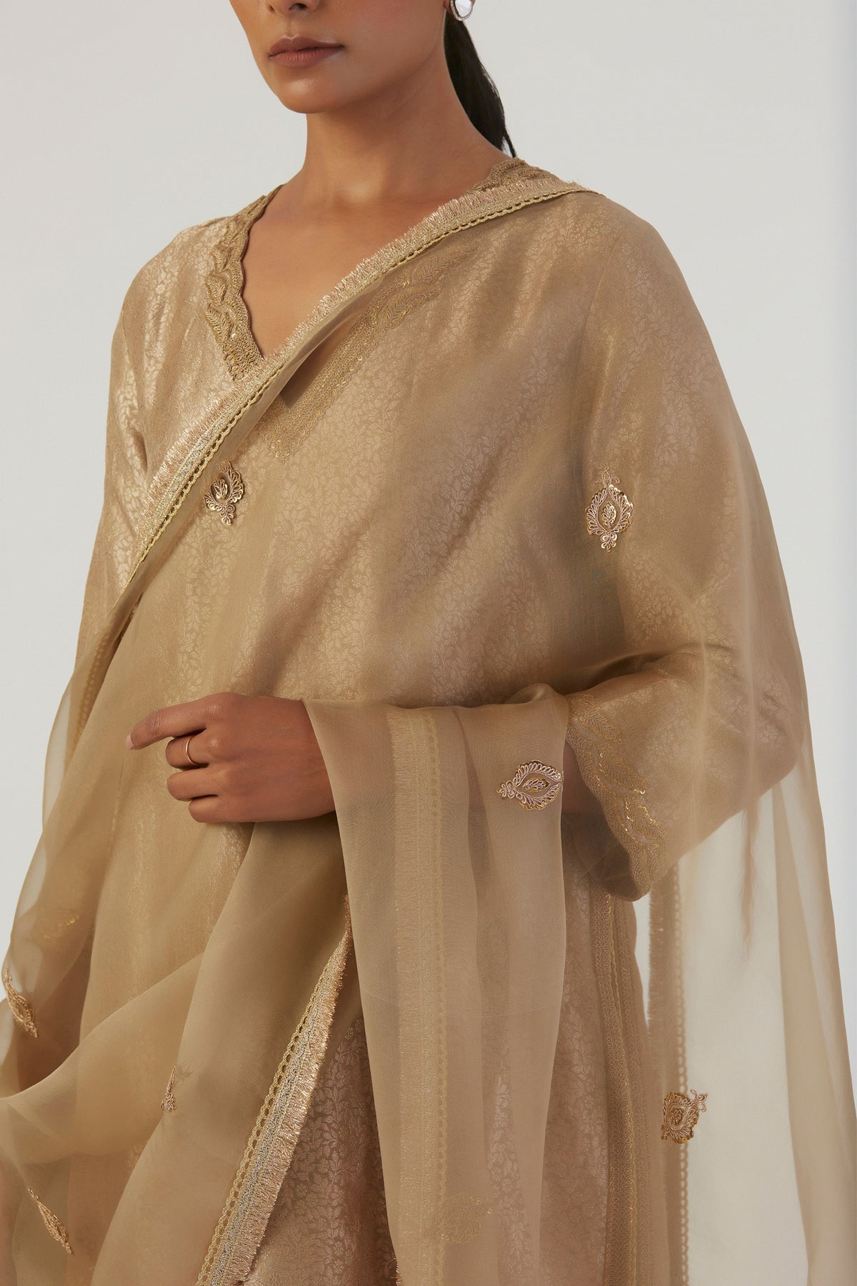 Spriha Brocade Silk Kurta