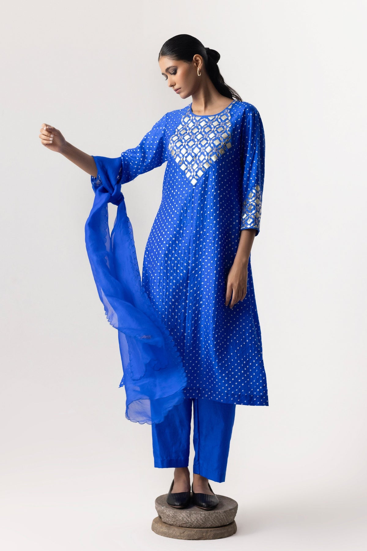 Blue Rafi Kurta Set