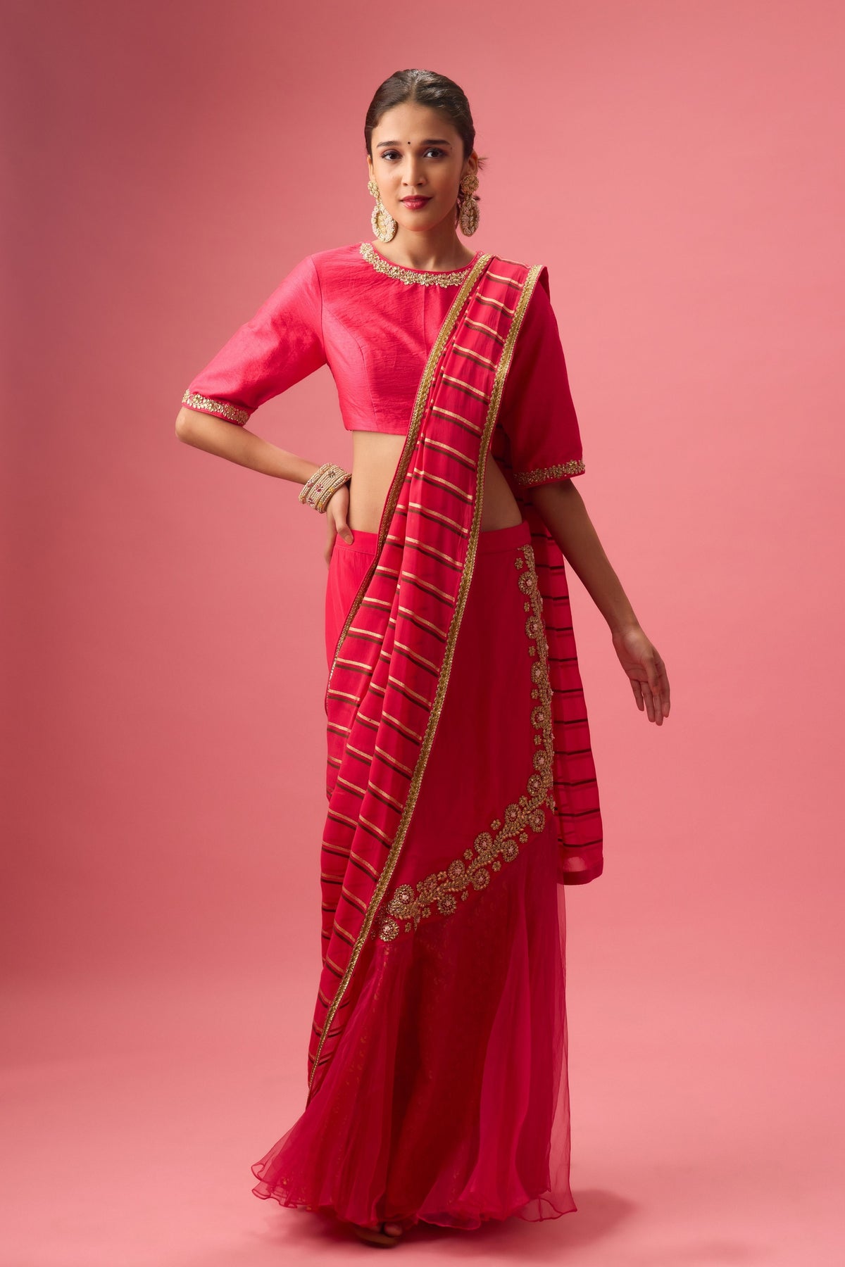 Rani Pink Lehenga Set