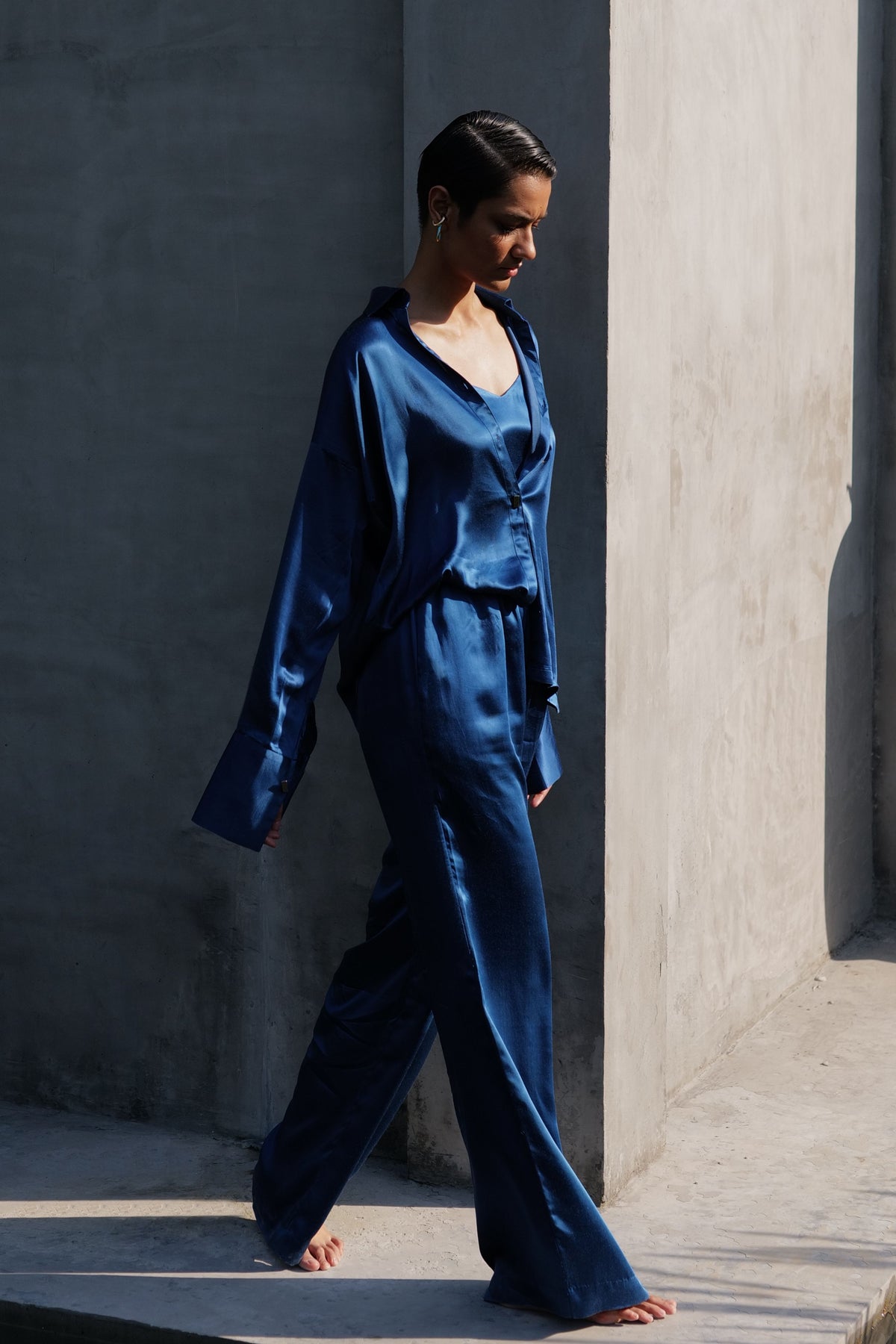 After Blue Relaxed Co-ord Set