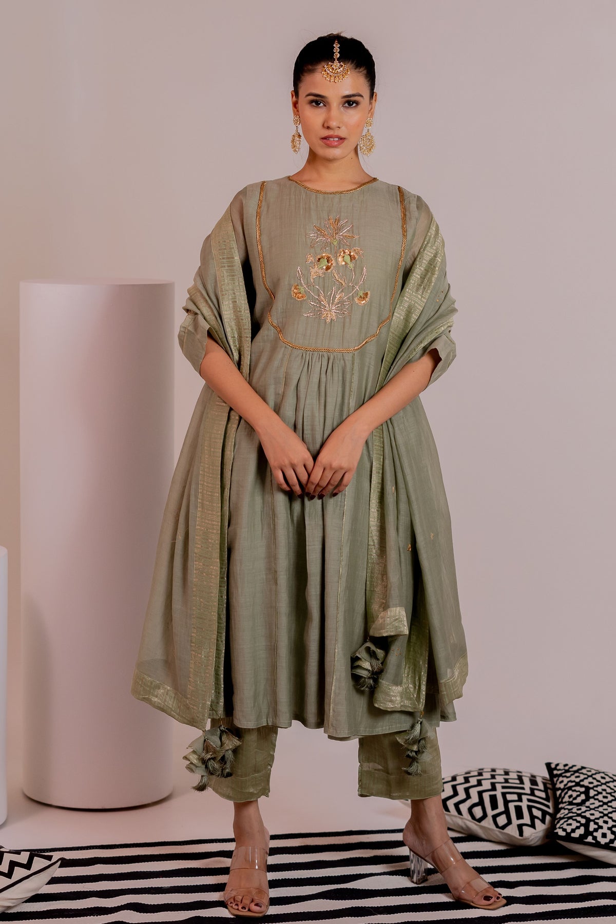 Ruha Green Kurta Set