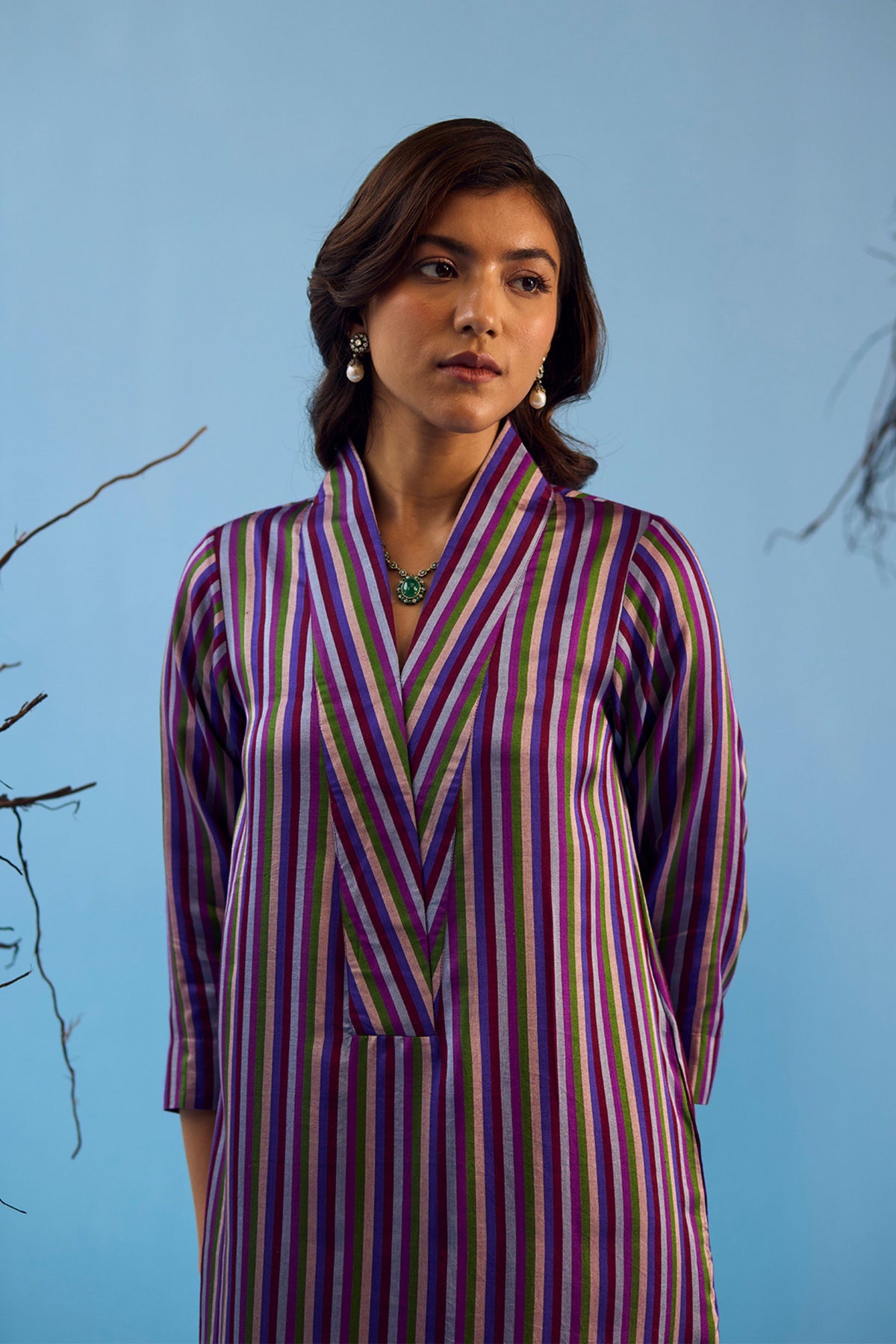 Mystic Violet Kurta Set