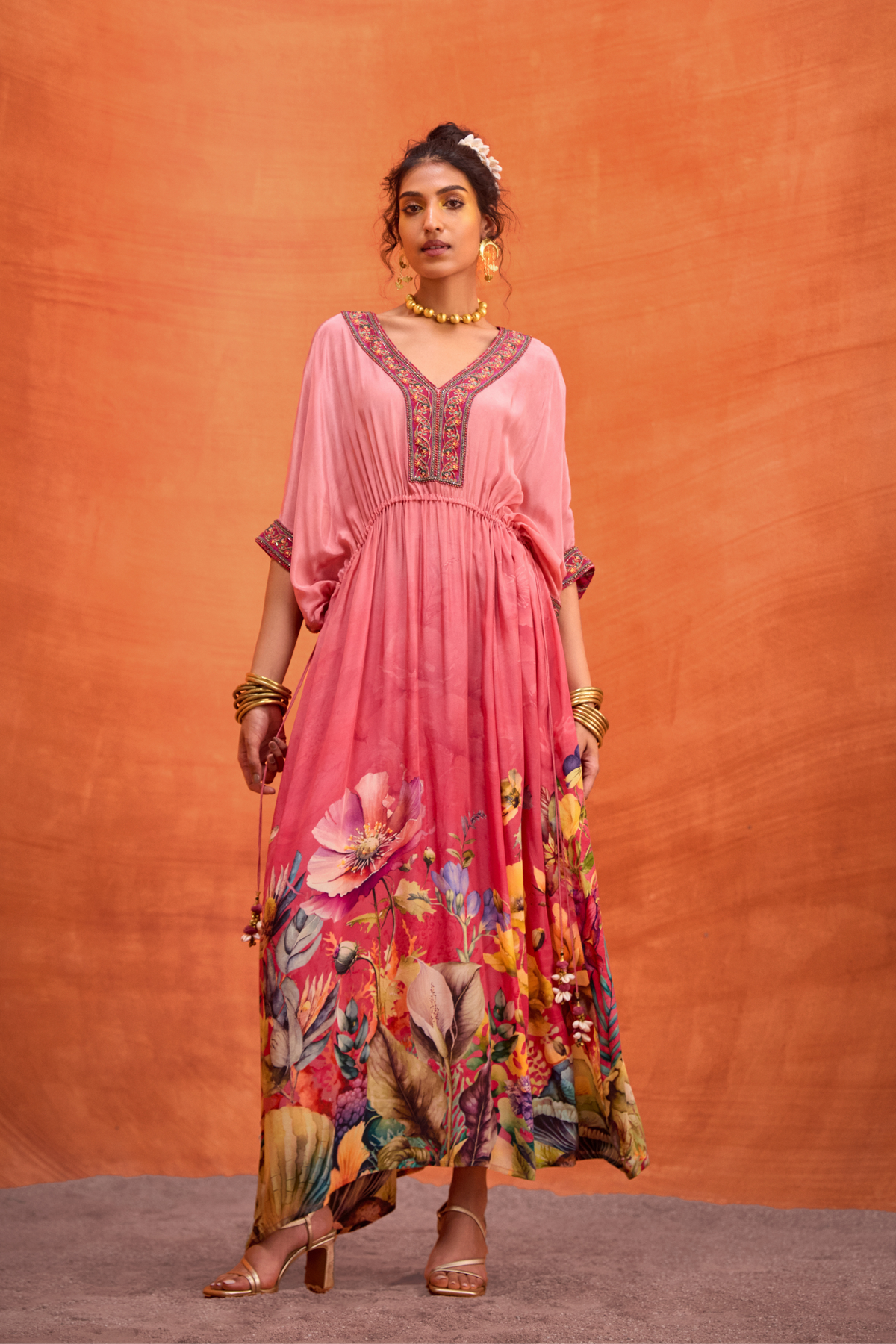 Pink Bianca Kaftan