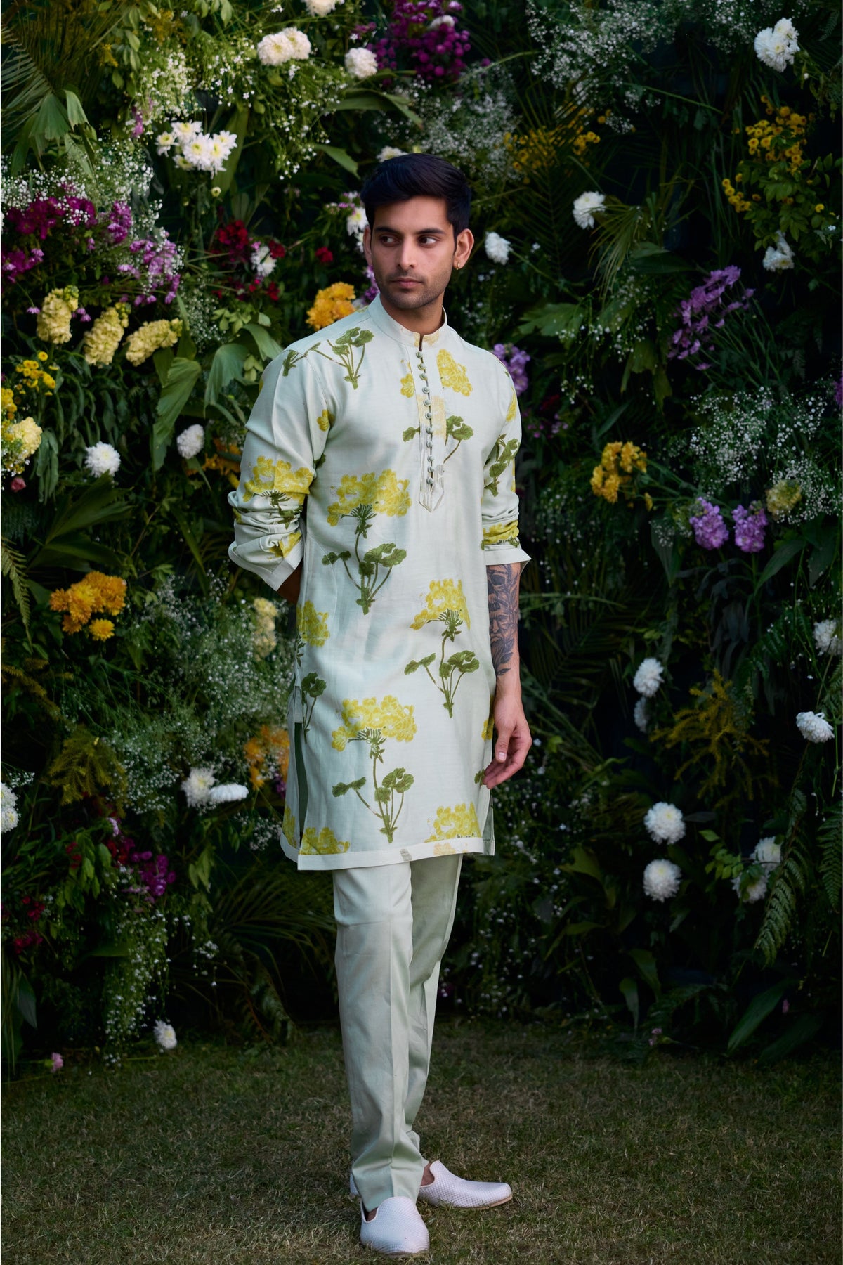 Mist Green Kurta Set