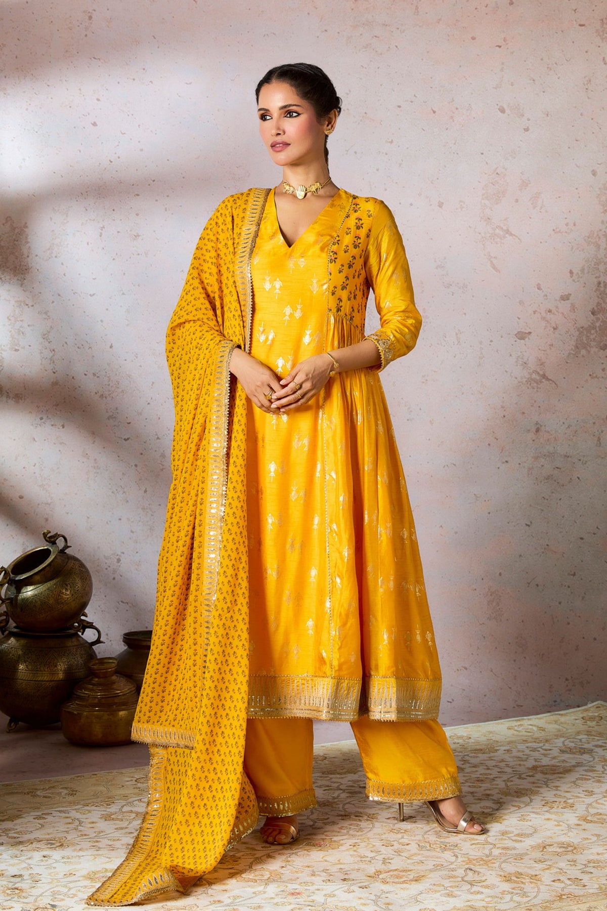 Yellow Mystic Kurta Set