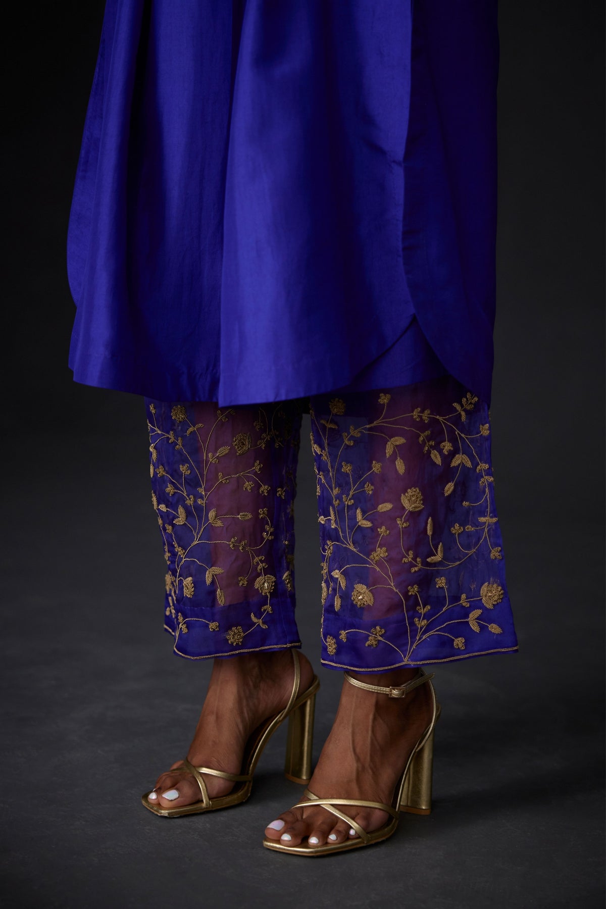 Persian Blue  Tunic &amp; Trouser Set