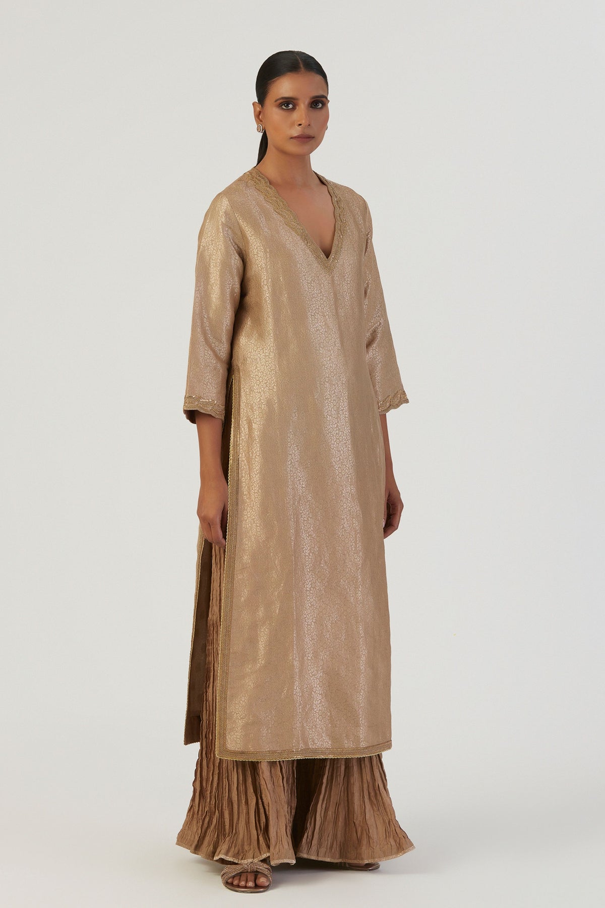 Spriha Brocade Silk Kurta