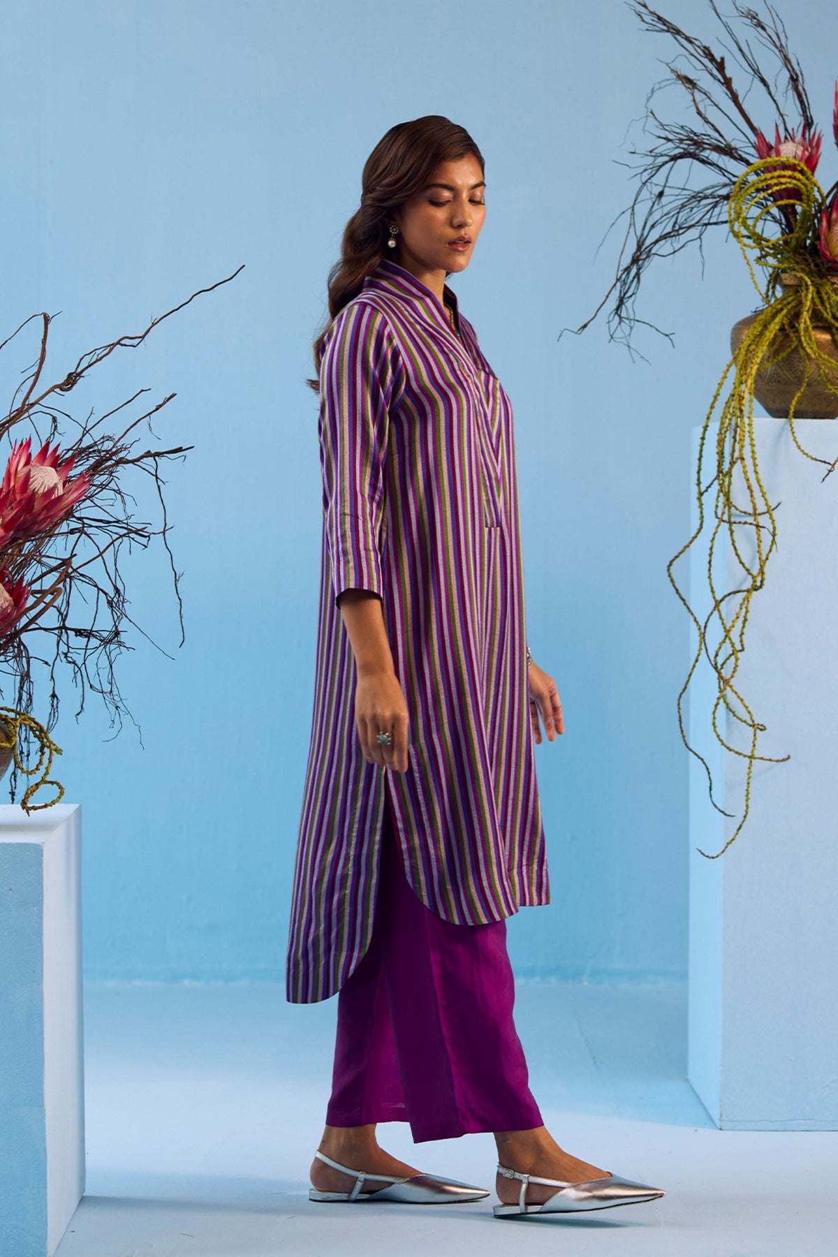 Mystic Violet Kurta Set