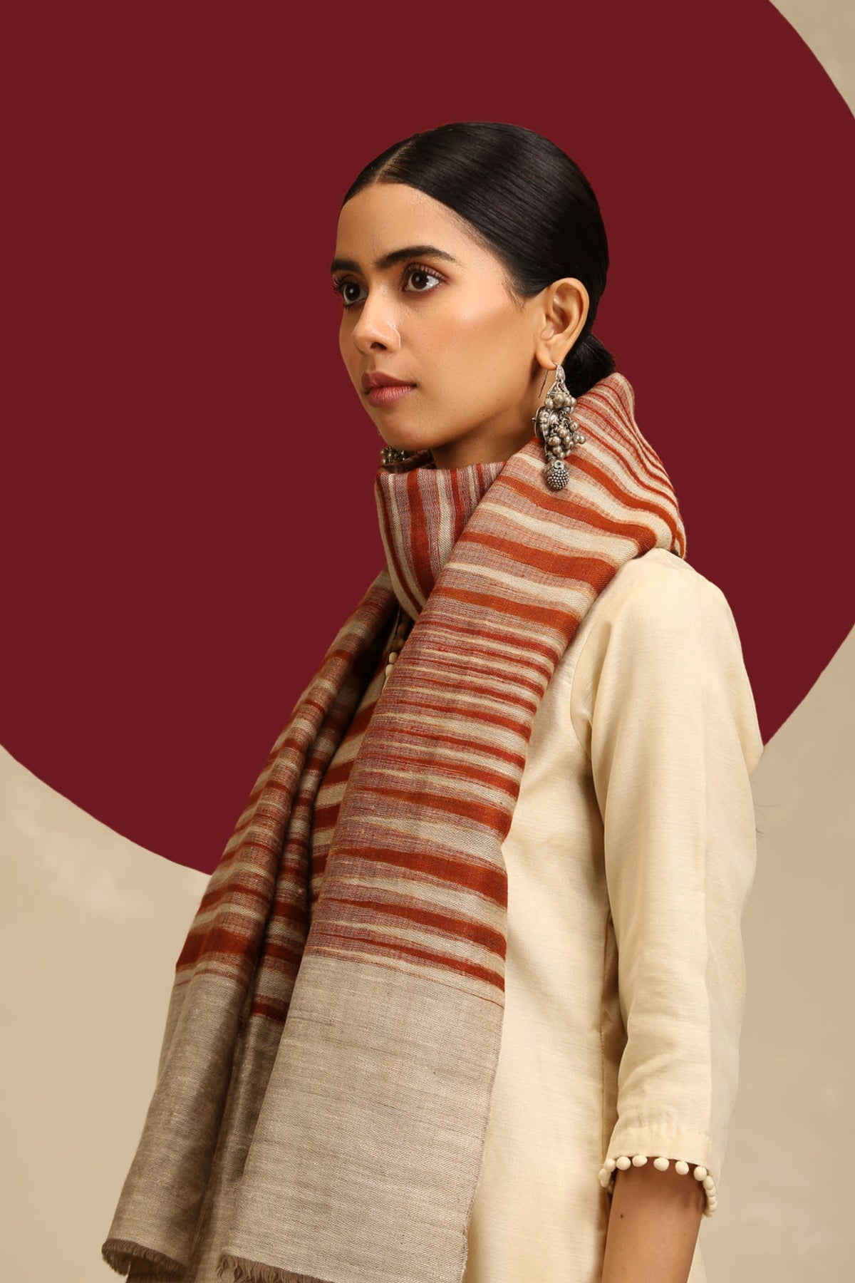 Ekkat Reversible Rust Stole