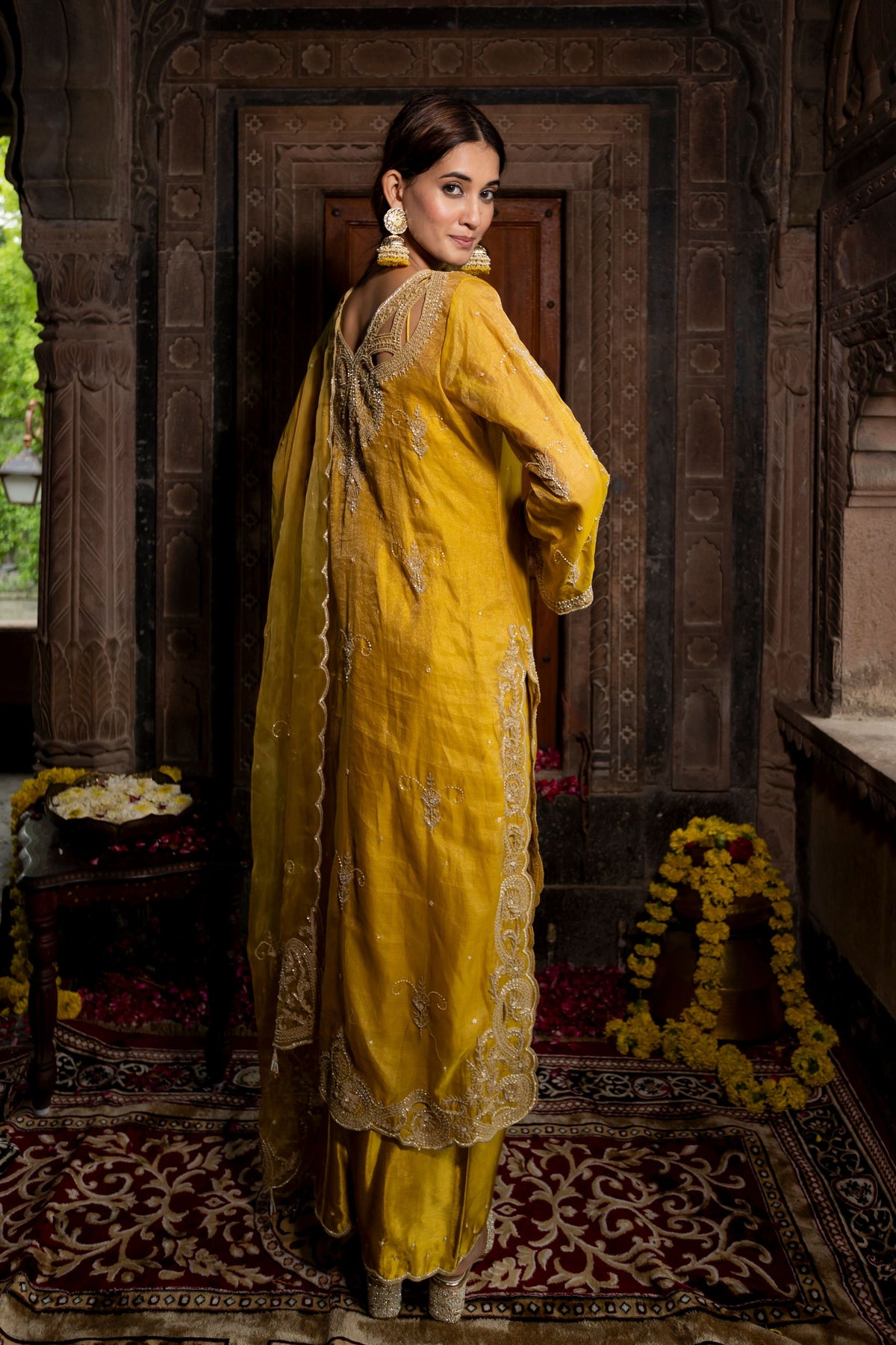 Kurta Set in Yellow