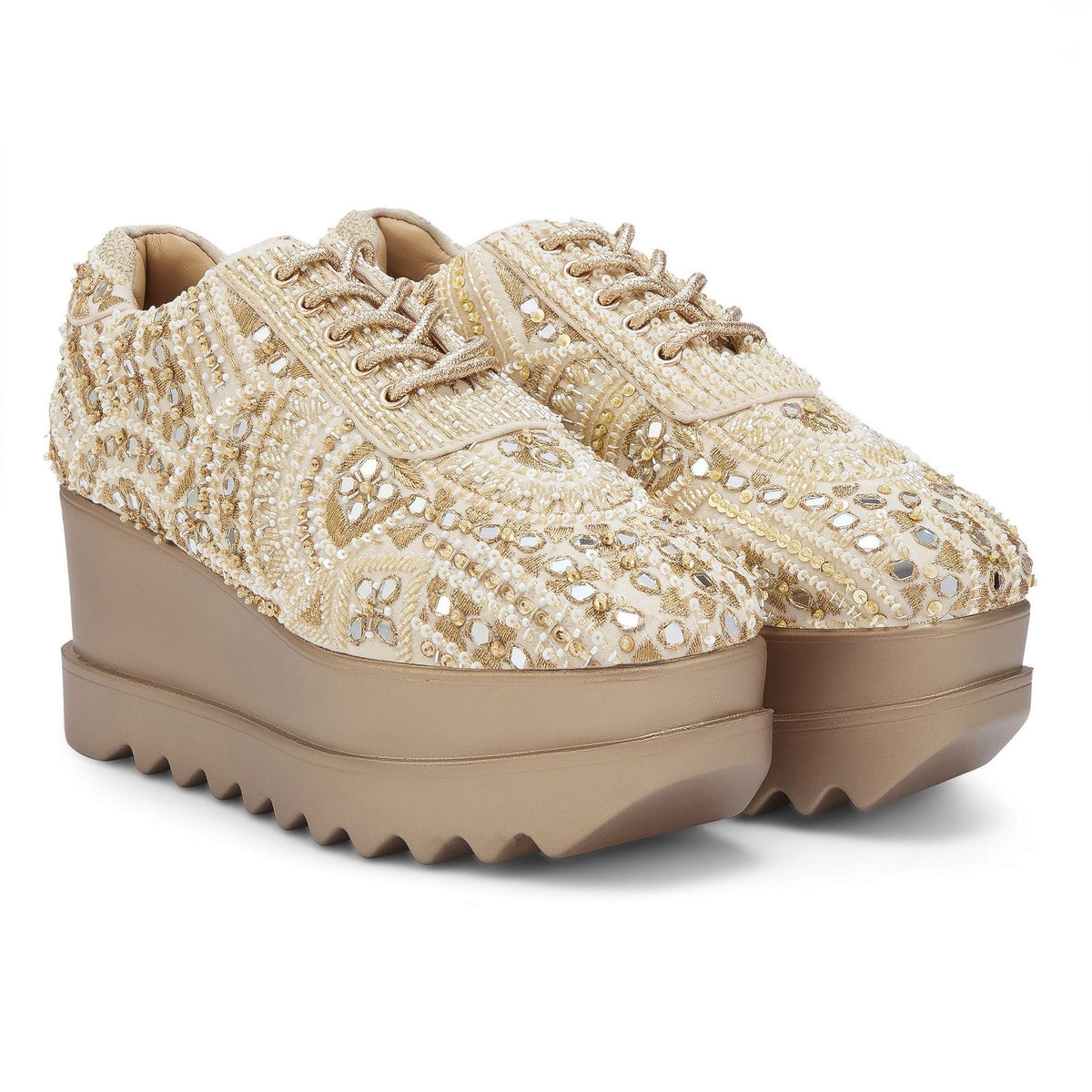 Jashn Wedding Wedge Sneakers