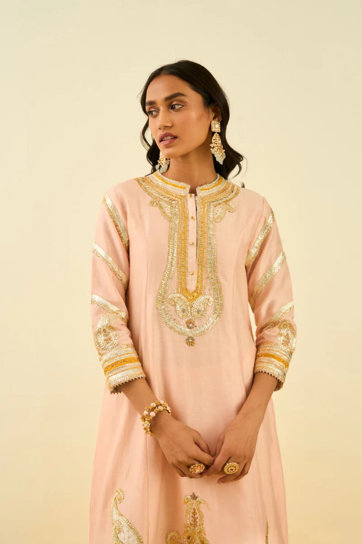 Sadirah rosepink kurta set