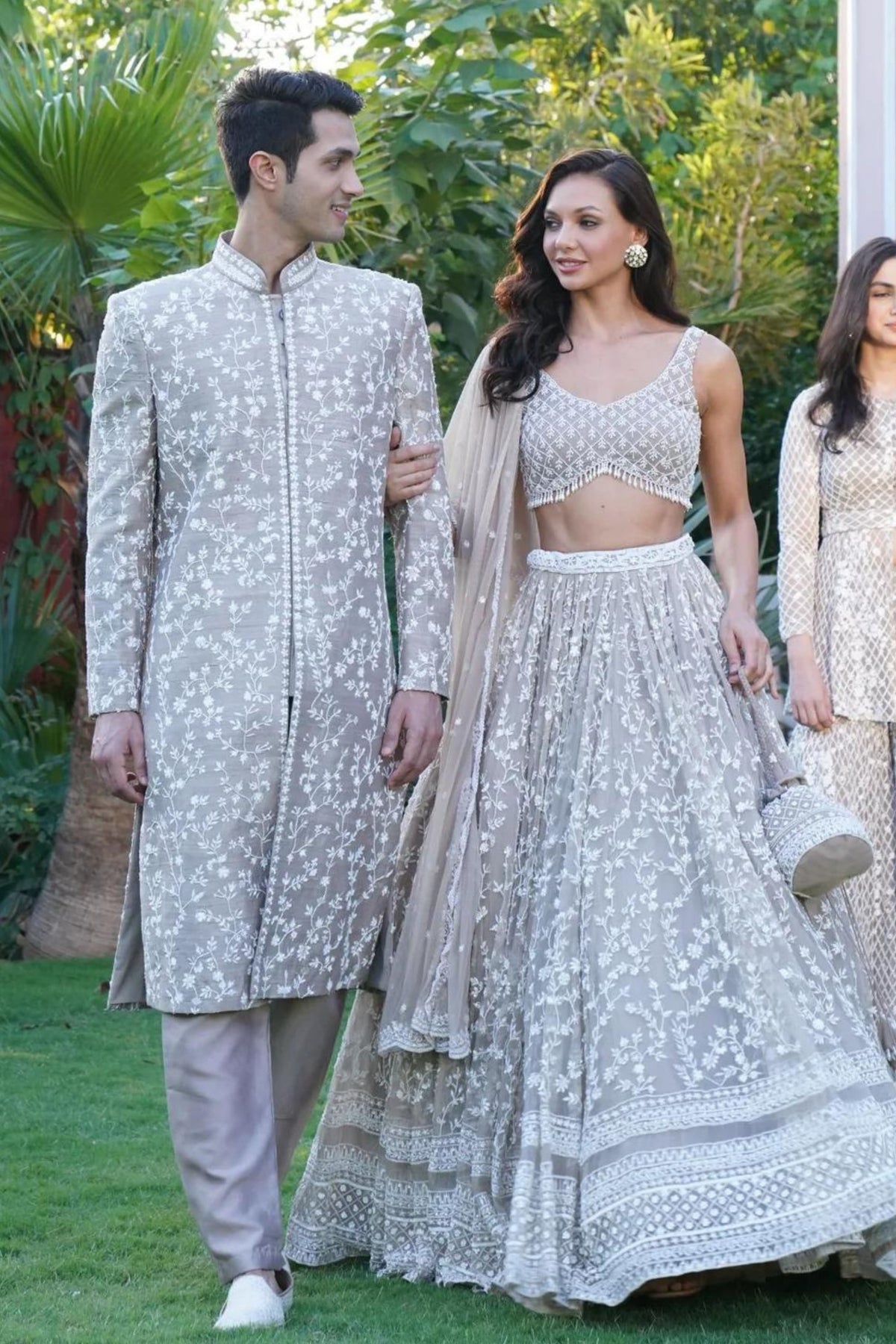 Grey Lehenga Set