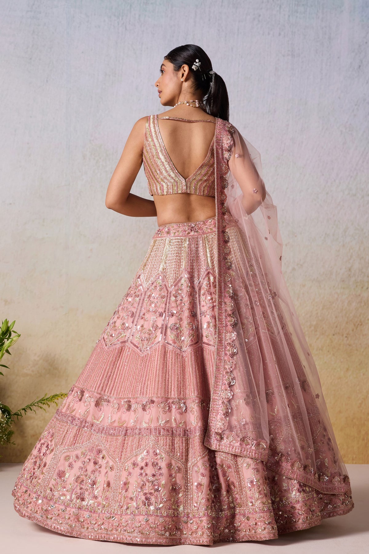 Dusty Rose Lehenga