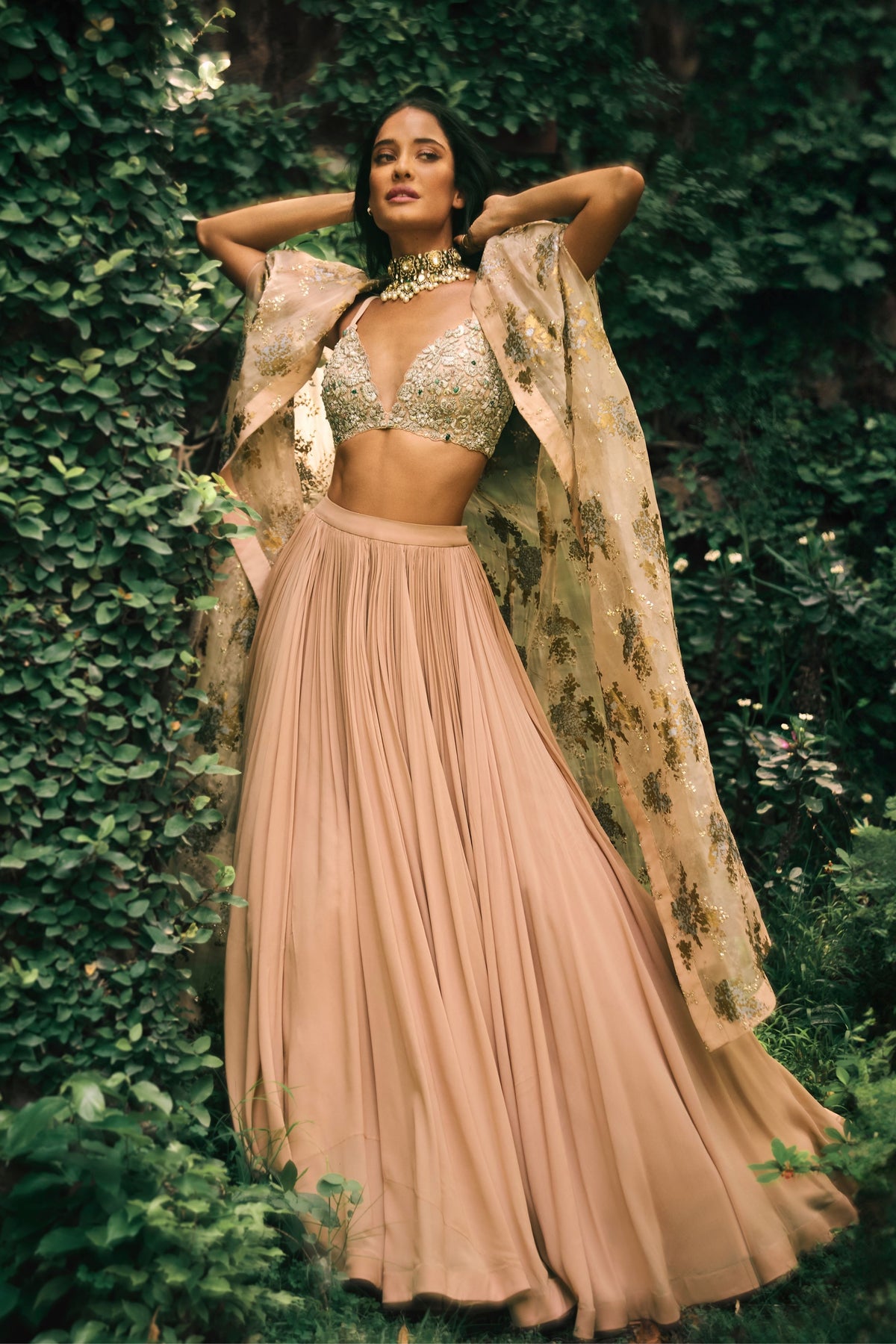 Dusty Pink Lisa Cape Set