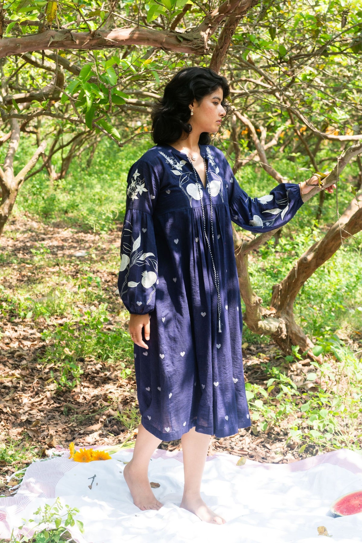 Laya Tunic In Indigo