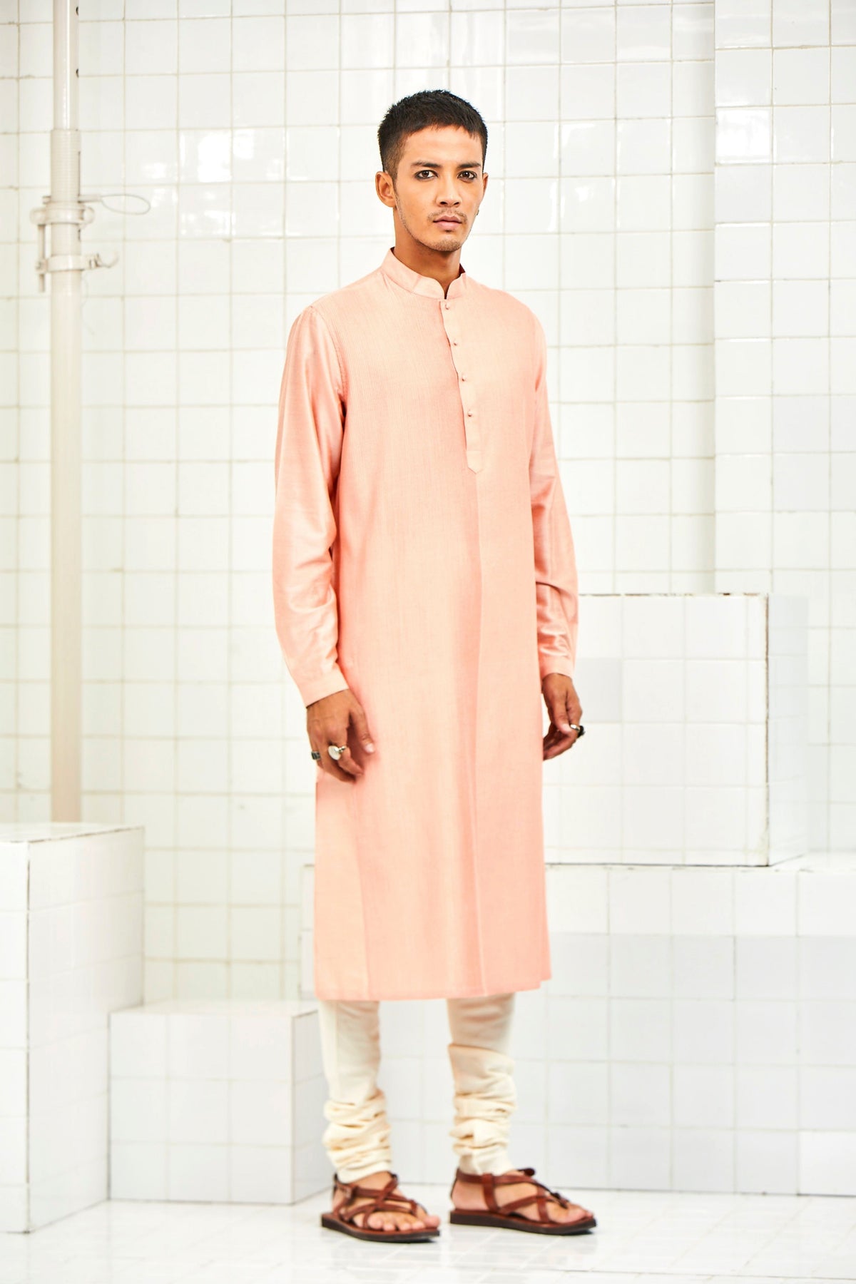 Khinsar Pintuck  Kurta Set