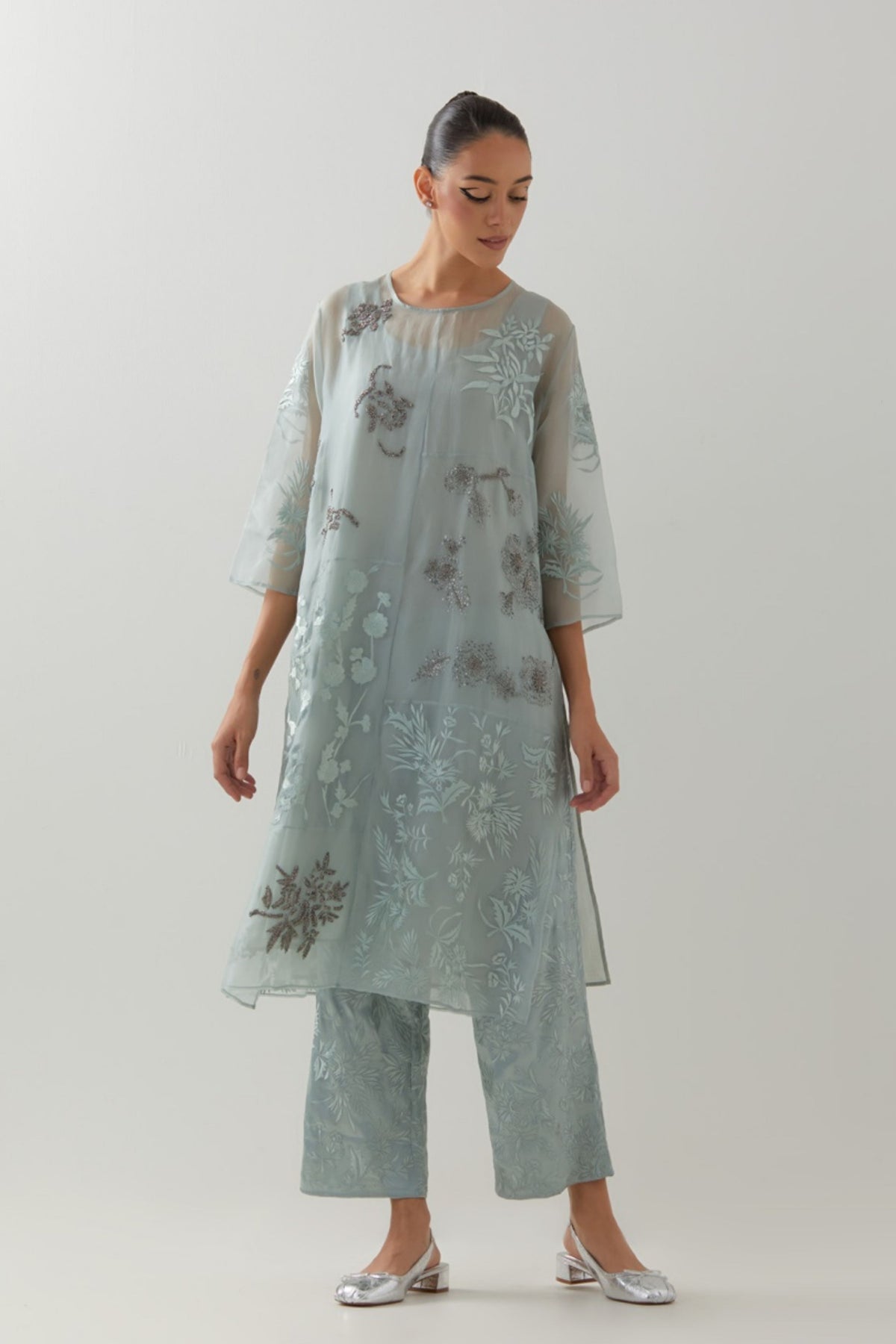 Celadon Kurta Set