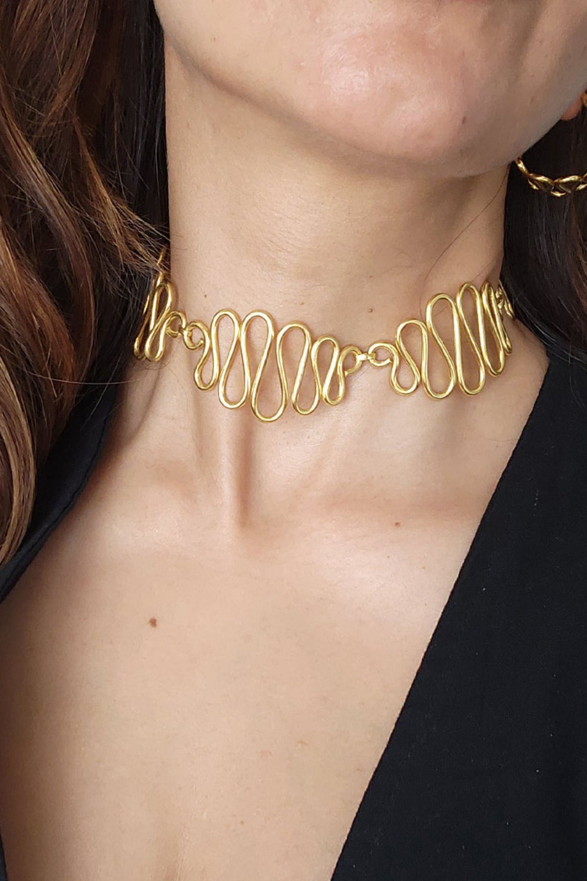 Kiara Gold Mini Choker