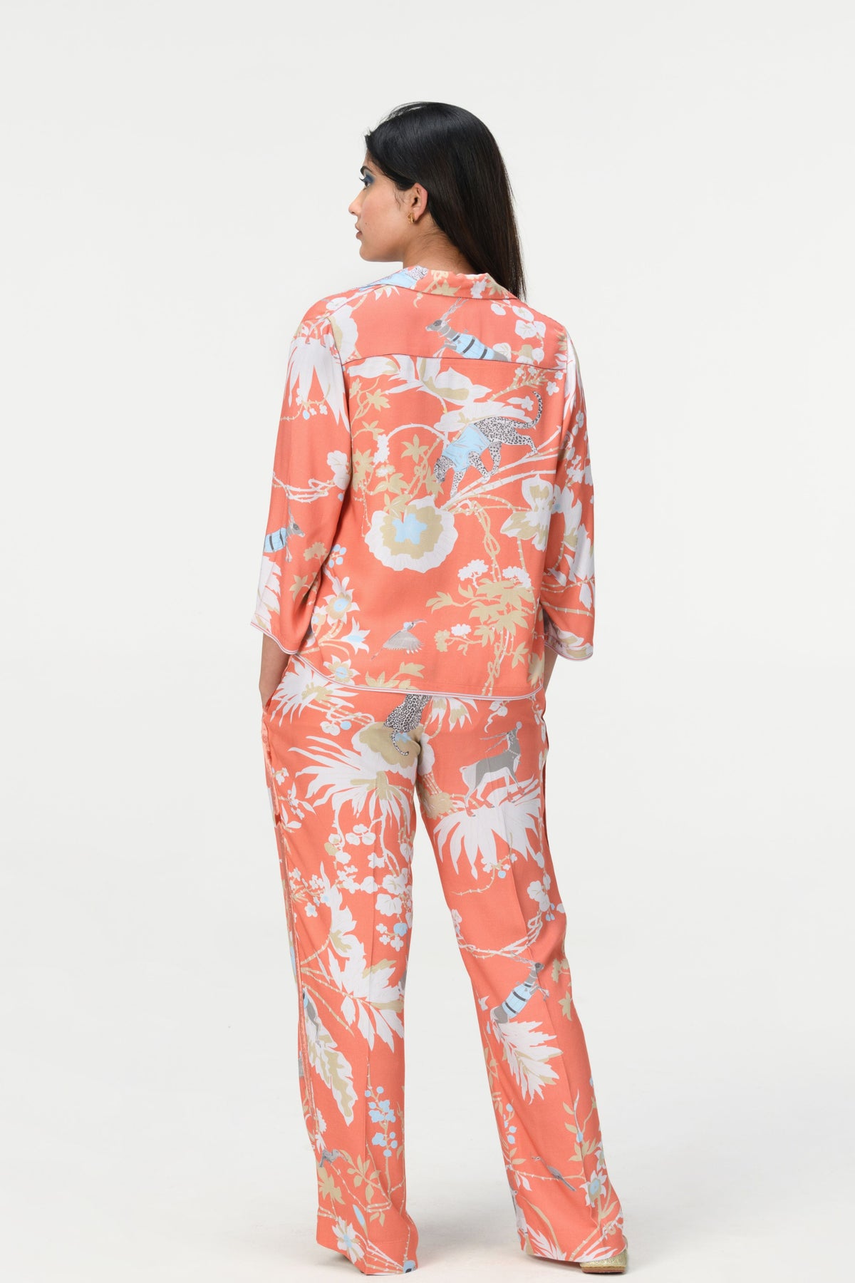 Springforest Coral Pyjama Pant