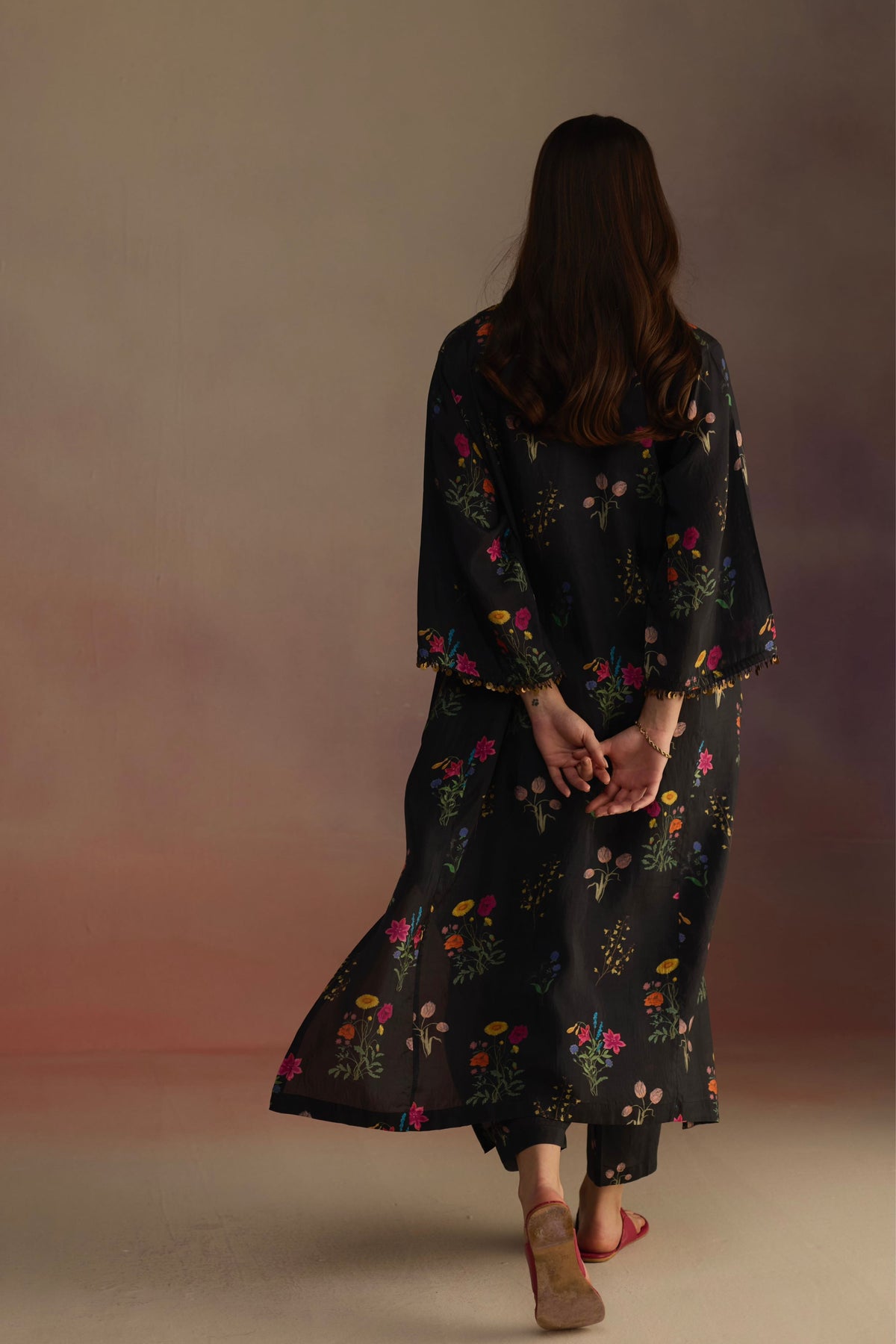 Zaira Long Black Kurta