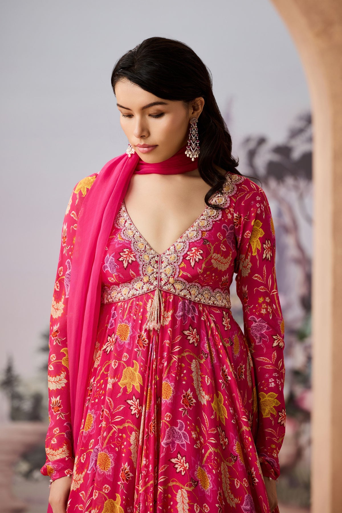 Rj-rani Chintz Anarkali Set