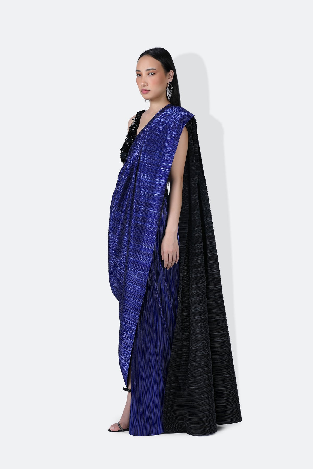 Pri Electric Blue Sari