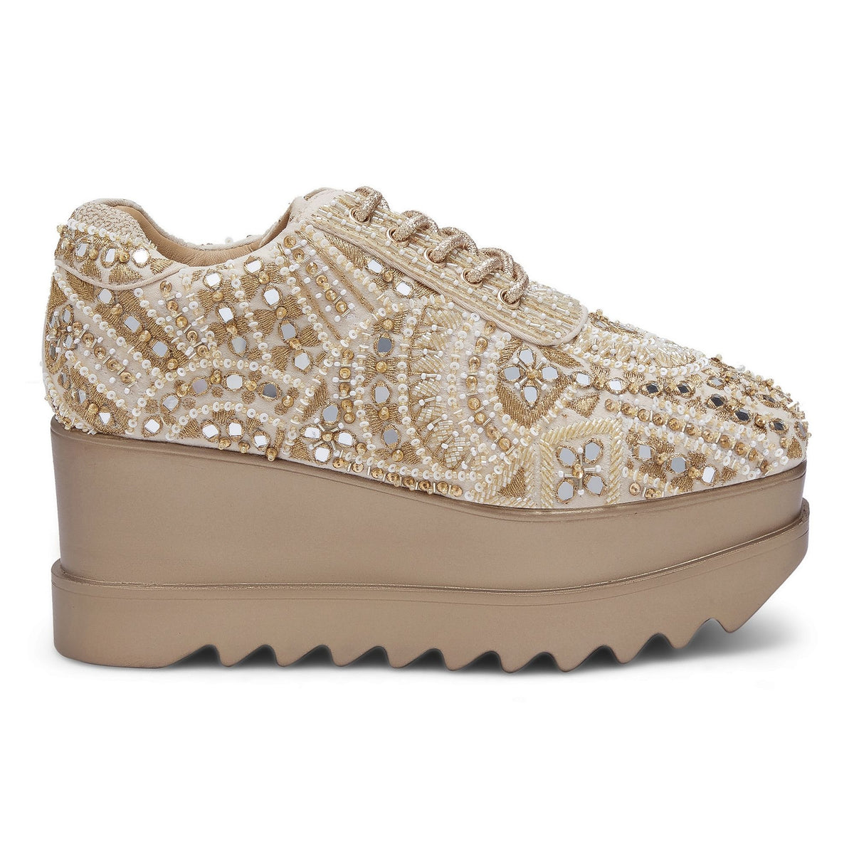 Jashn Wedding Wedge Sneakers