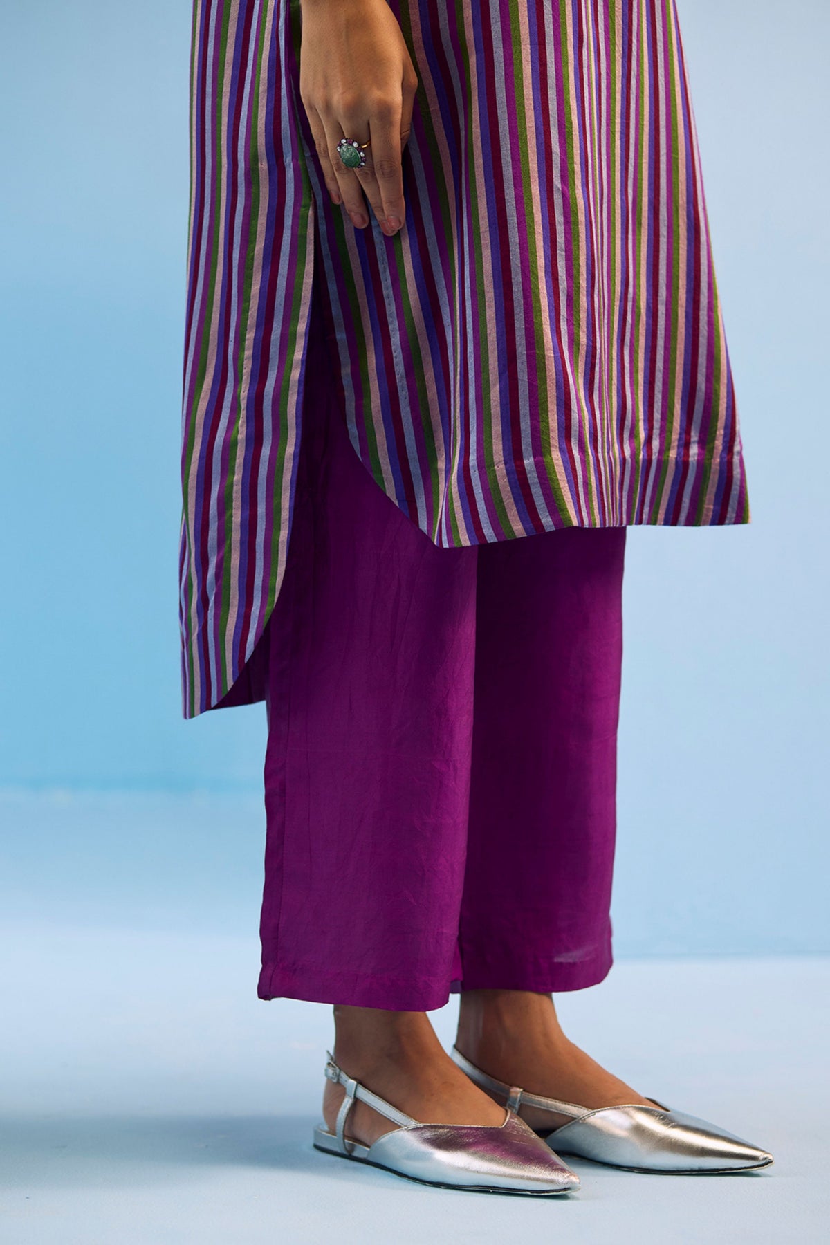 Mystic Violet Kurta Set