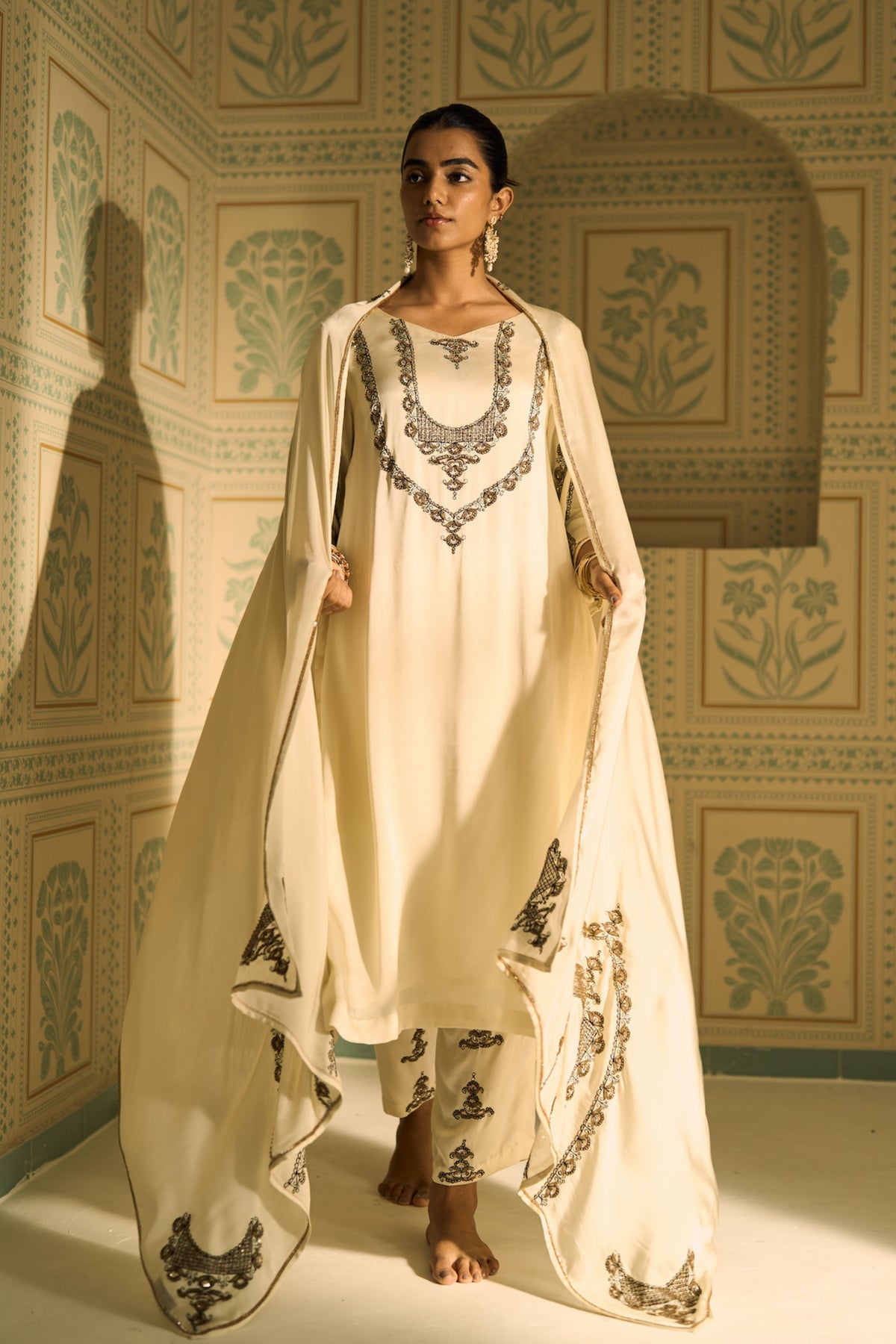 White Anya Dupatta