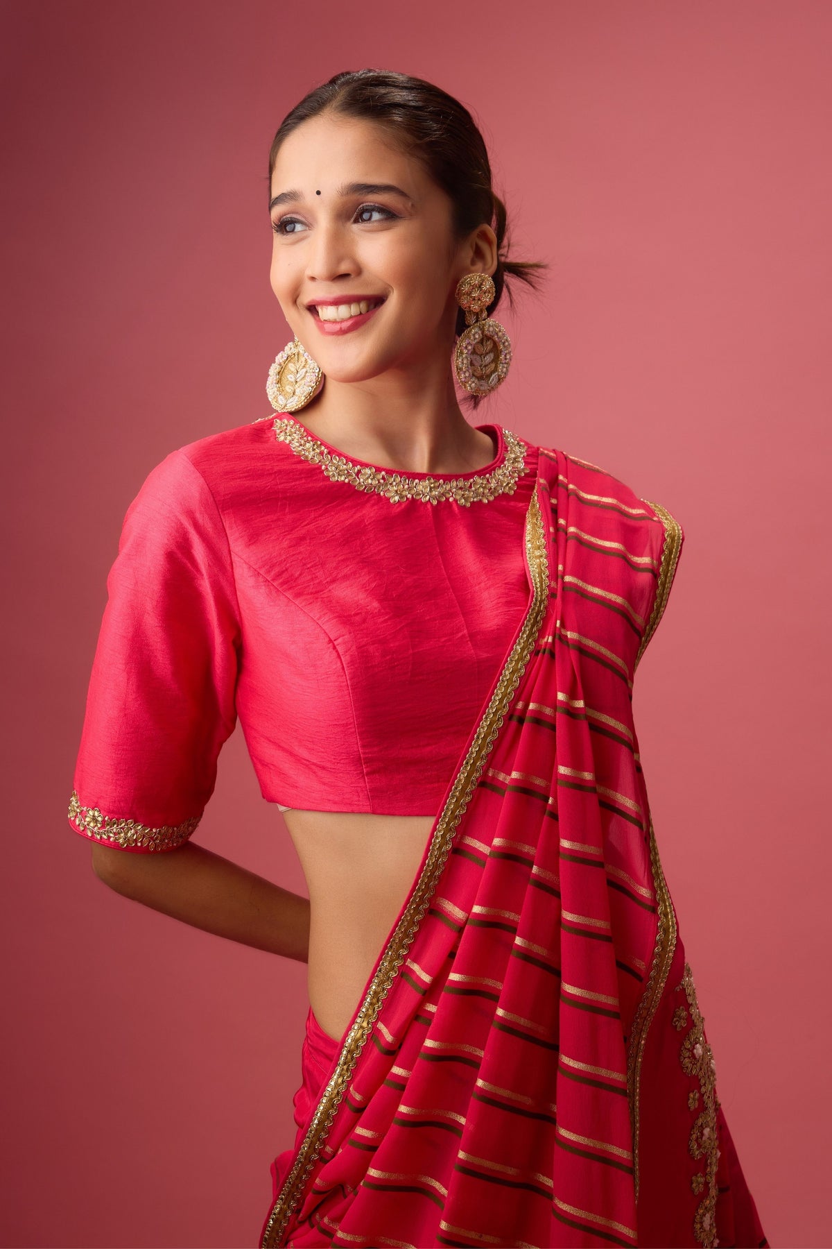 Rani Pink Lehenga Set