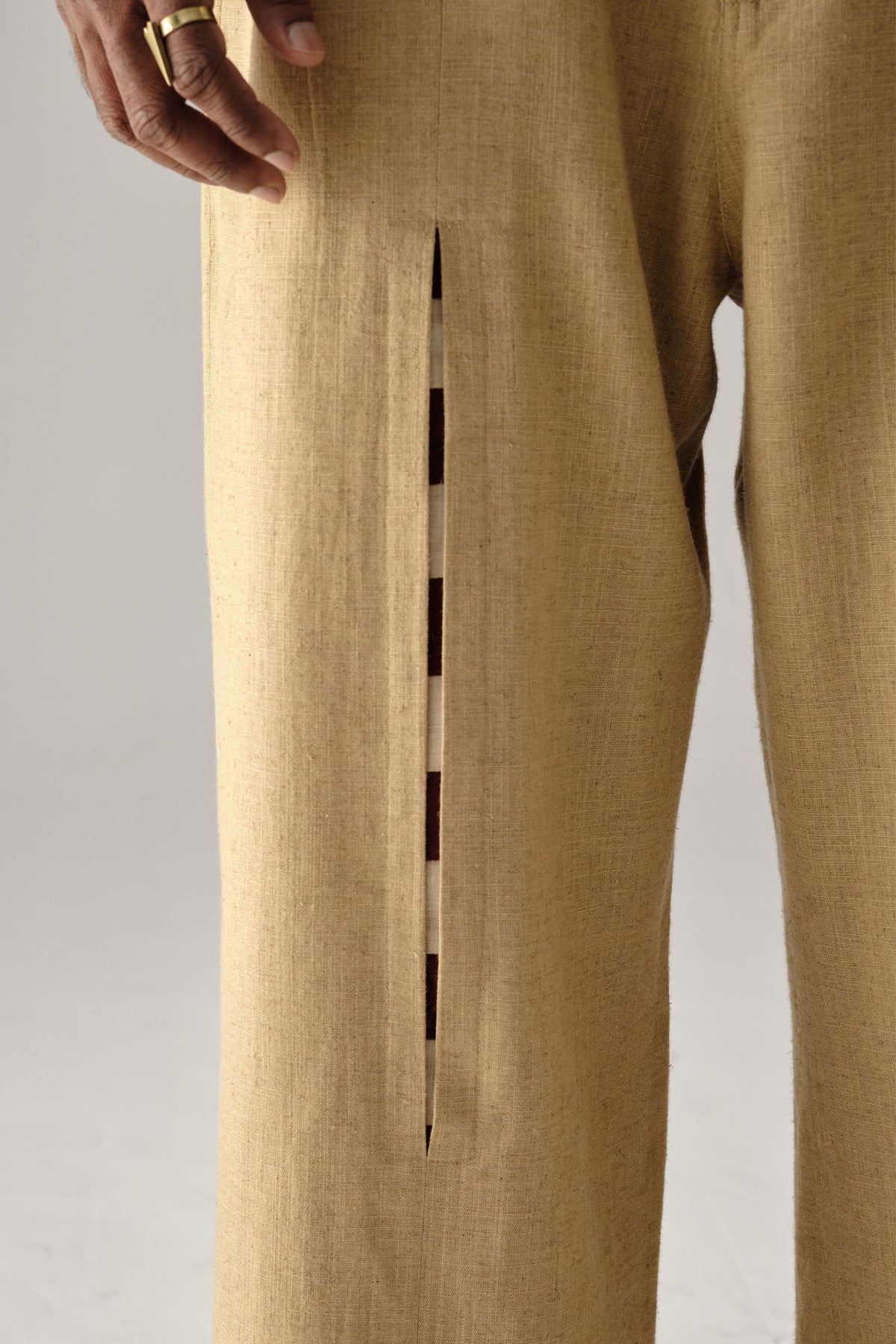 Beige Peak Pant