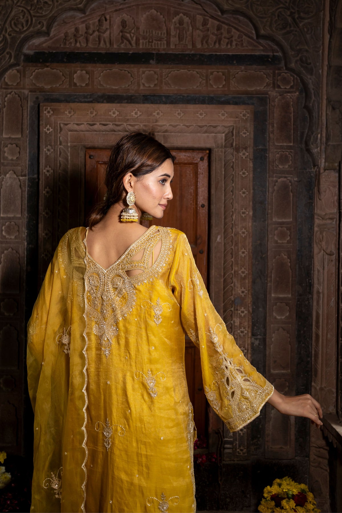 Kurta Set in Yellow