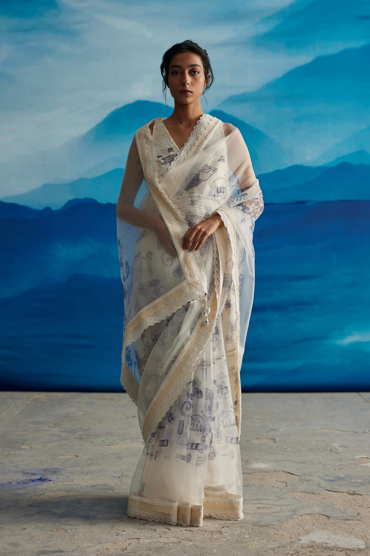 Ambrosia Organza Saree