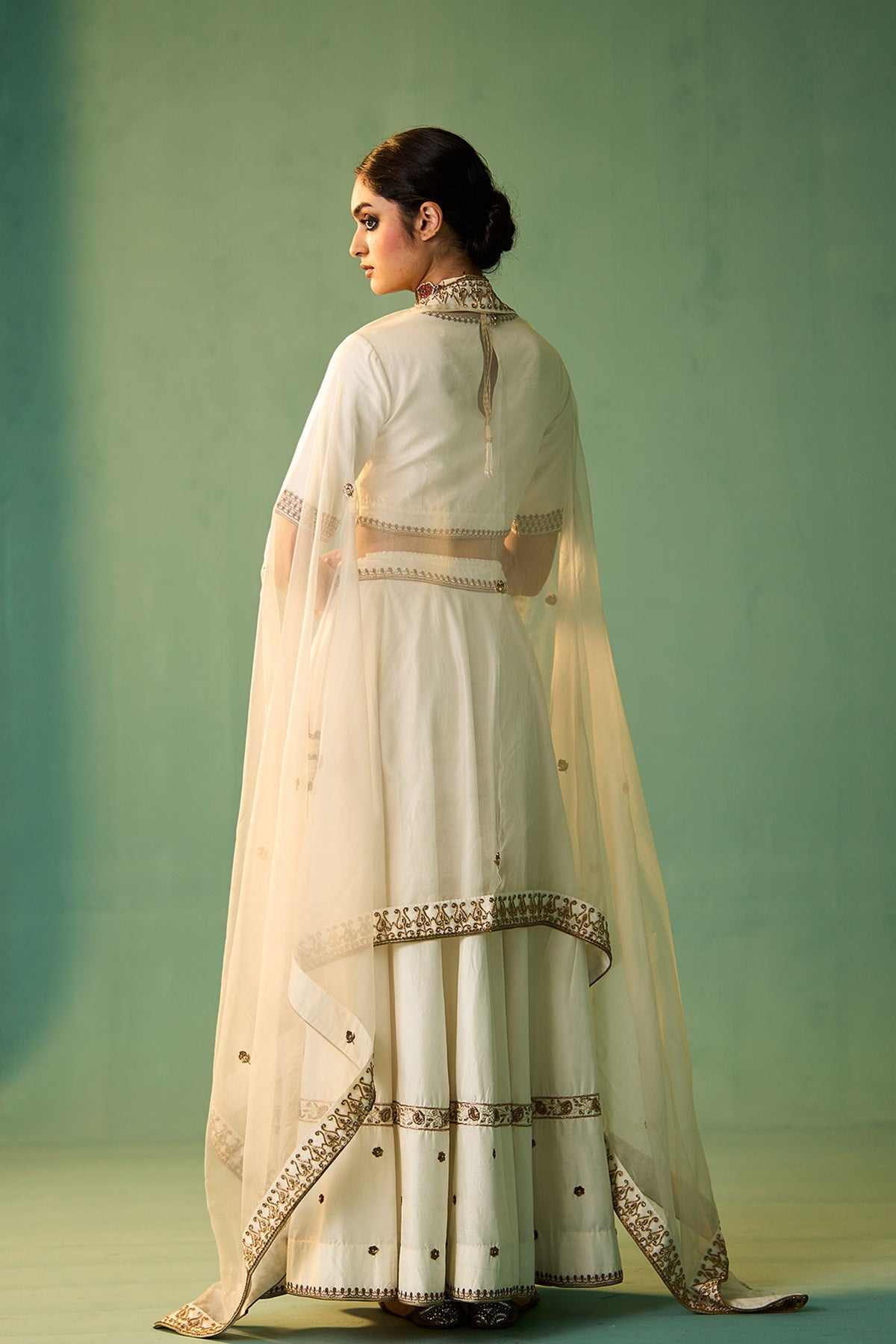 Ivory Shabnam Lehenga Set