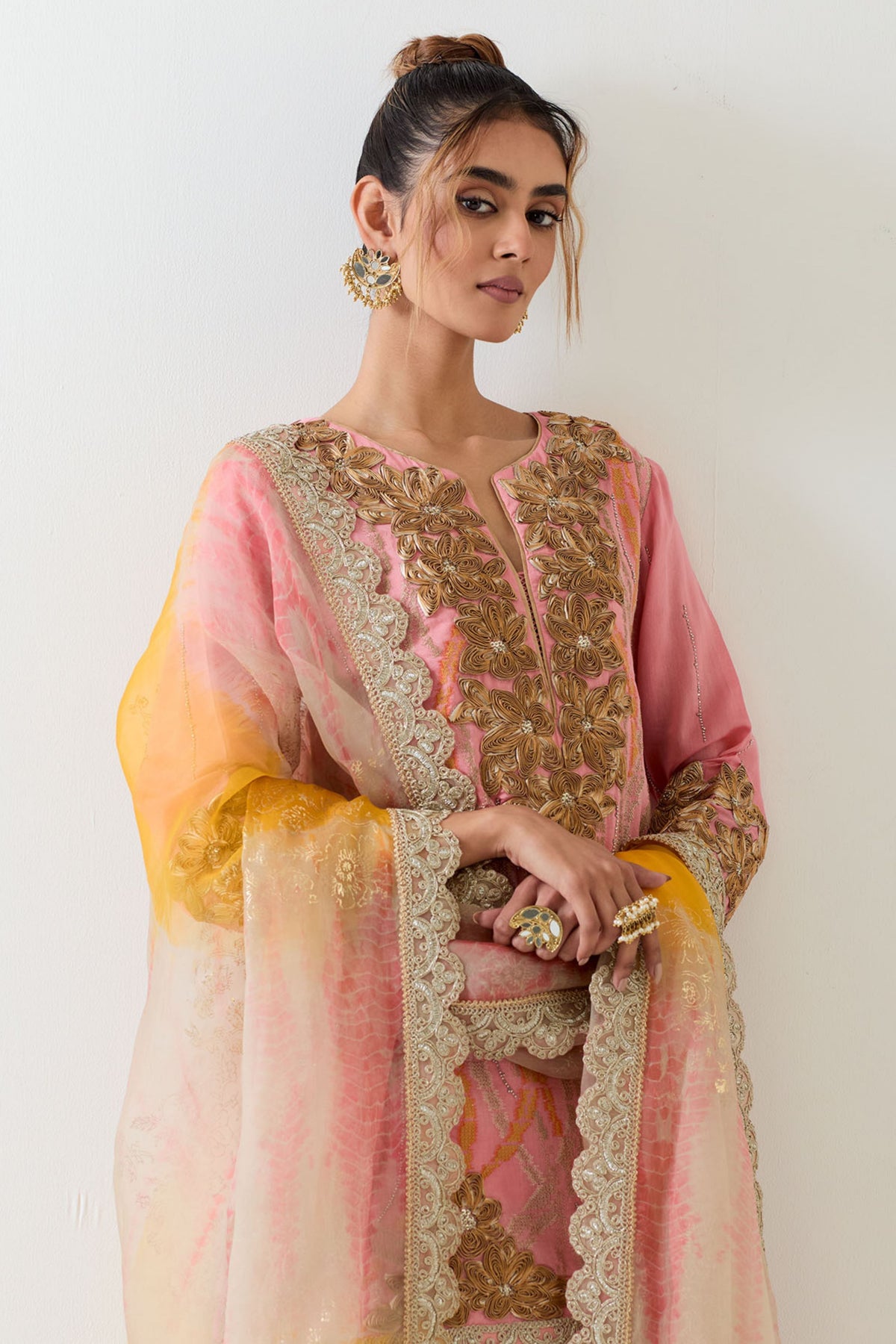 Chanderi Silk Sharara Set