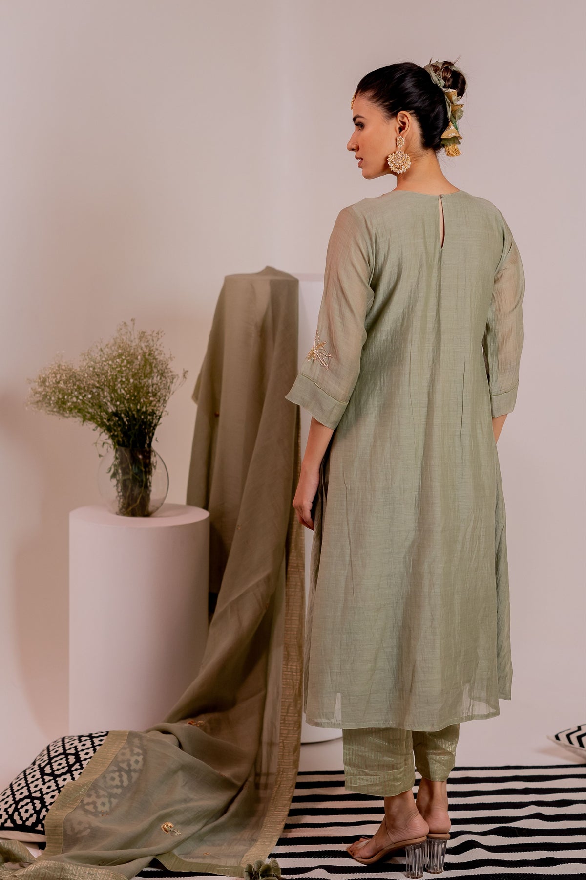 Ruha Green Kurta Set