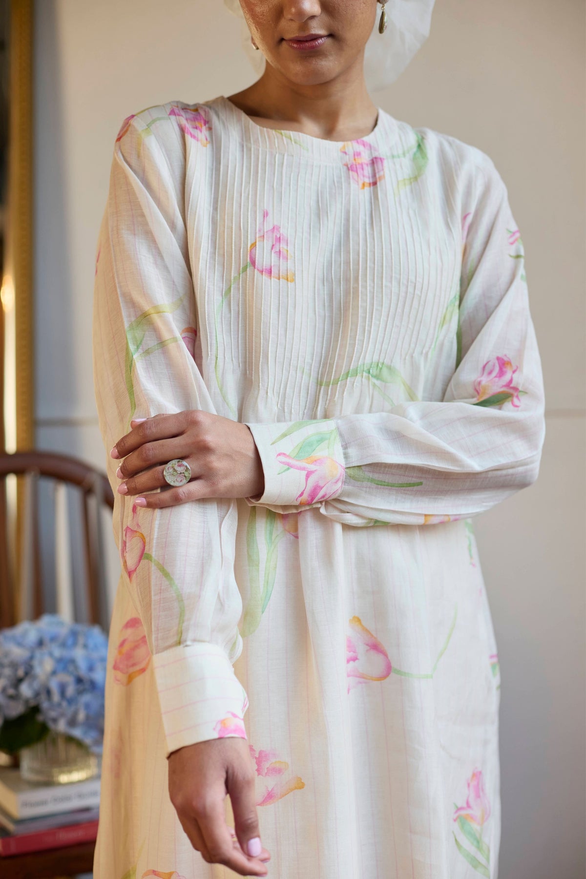 Tulip Pintuck Kurta Set