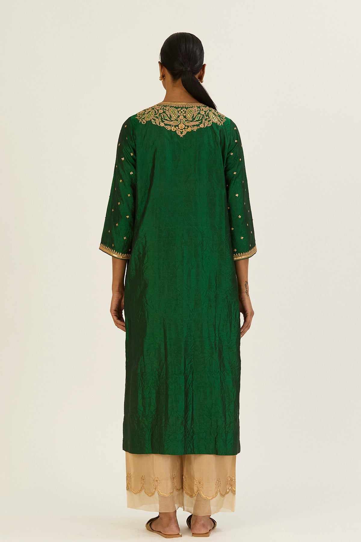 Brinda Green Kurta &amp; Pants