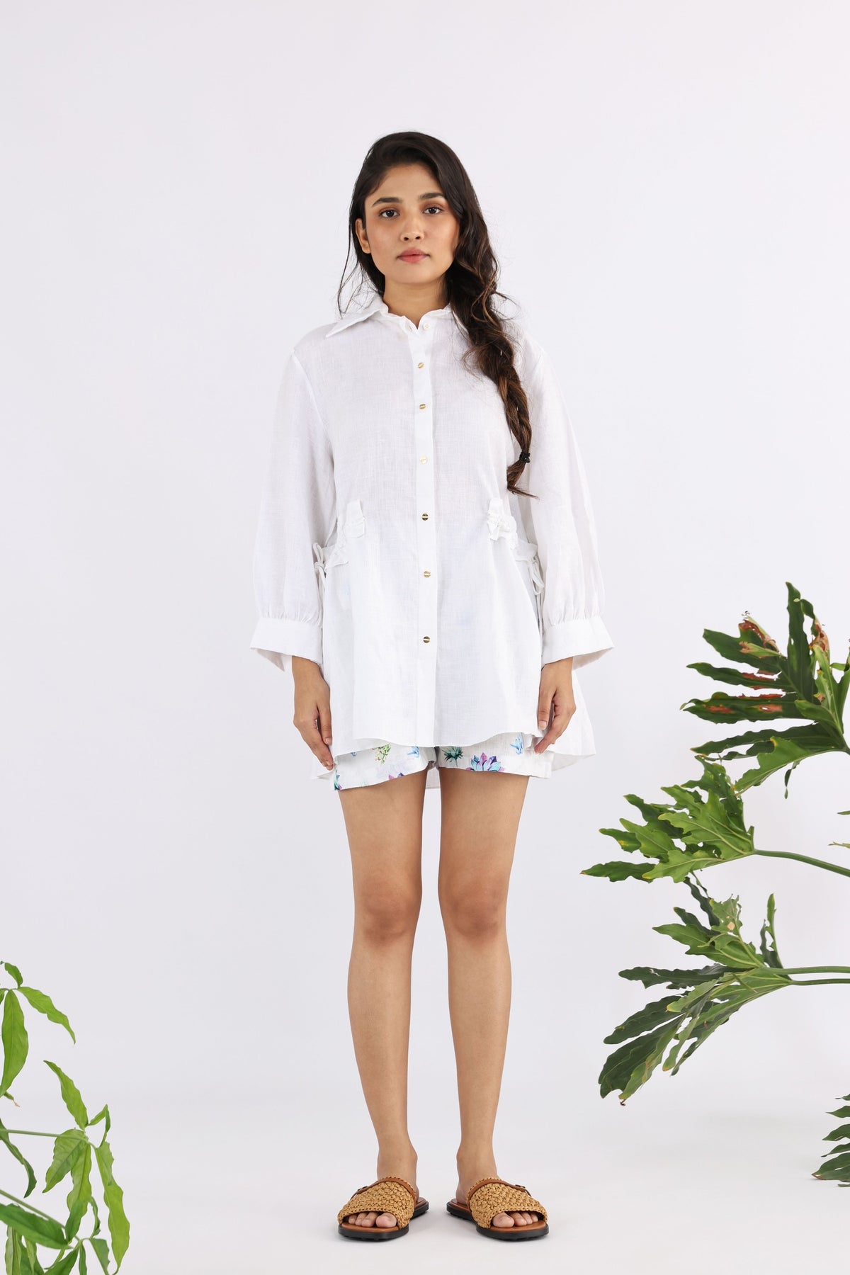 Succulent White Senecio Shirt