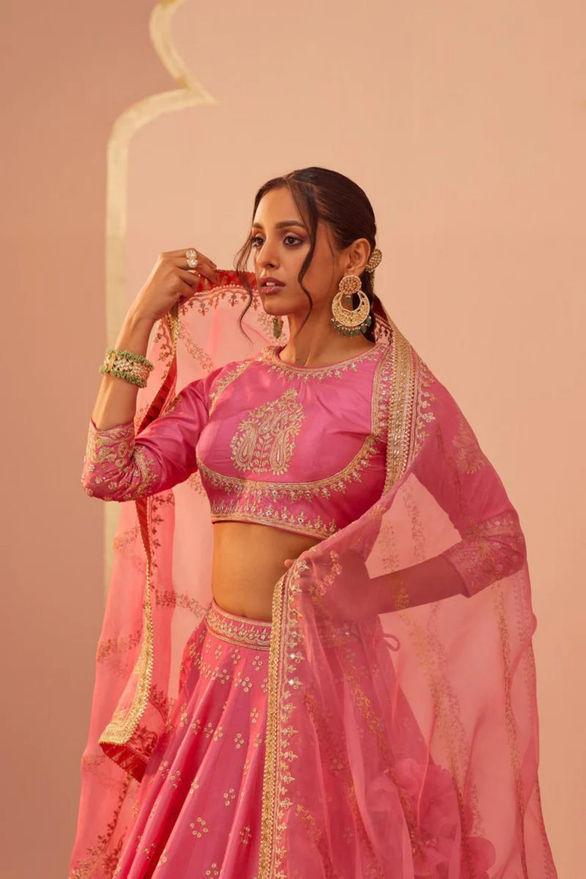 Naaina Pink Lehenga Set