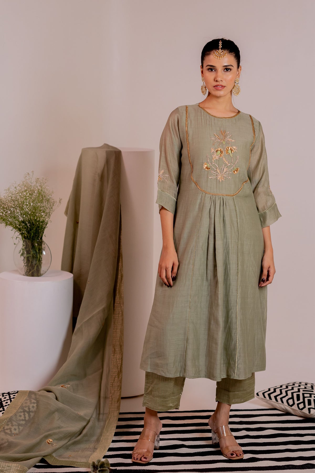 Ruha Green Kurta Set