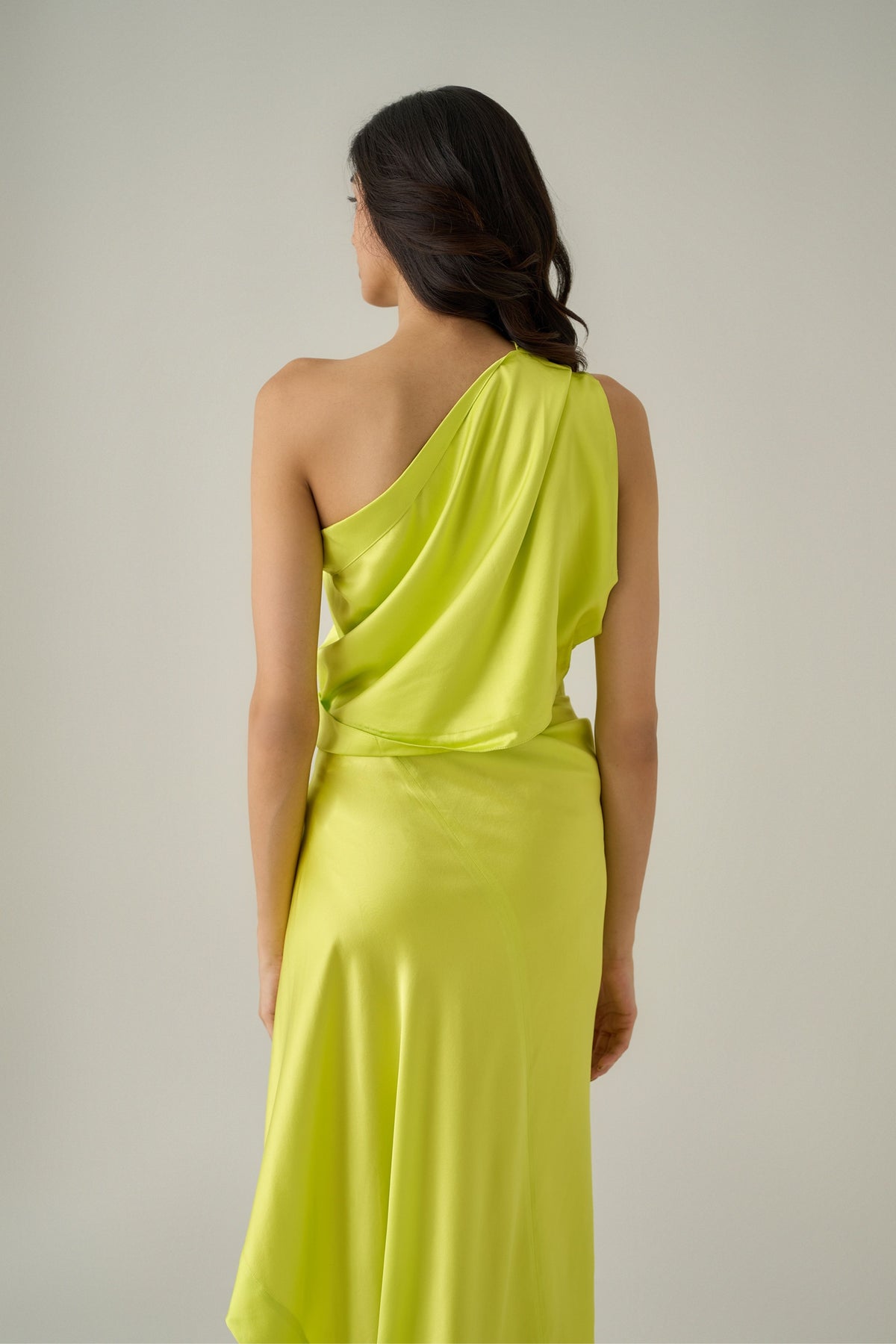 Primrose One-shoulder Sari Top