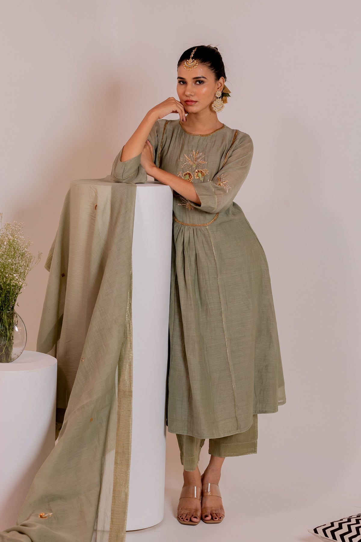 Ruha Green Kurta Set