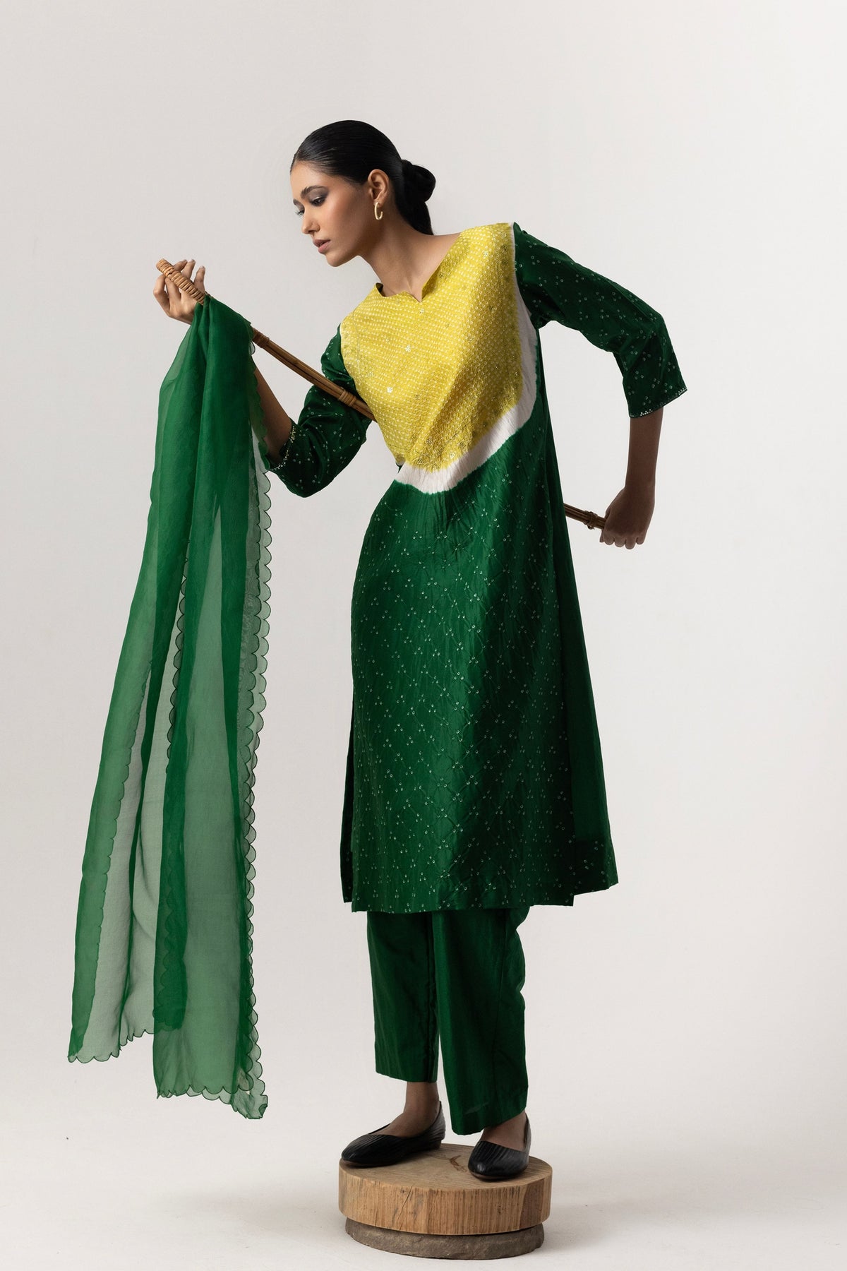 Siya Green Kurta Set