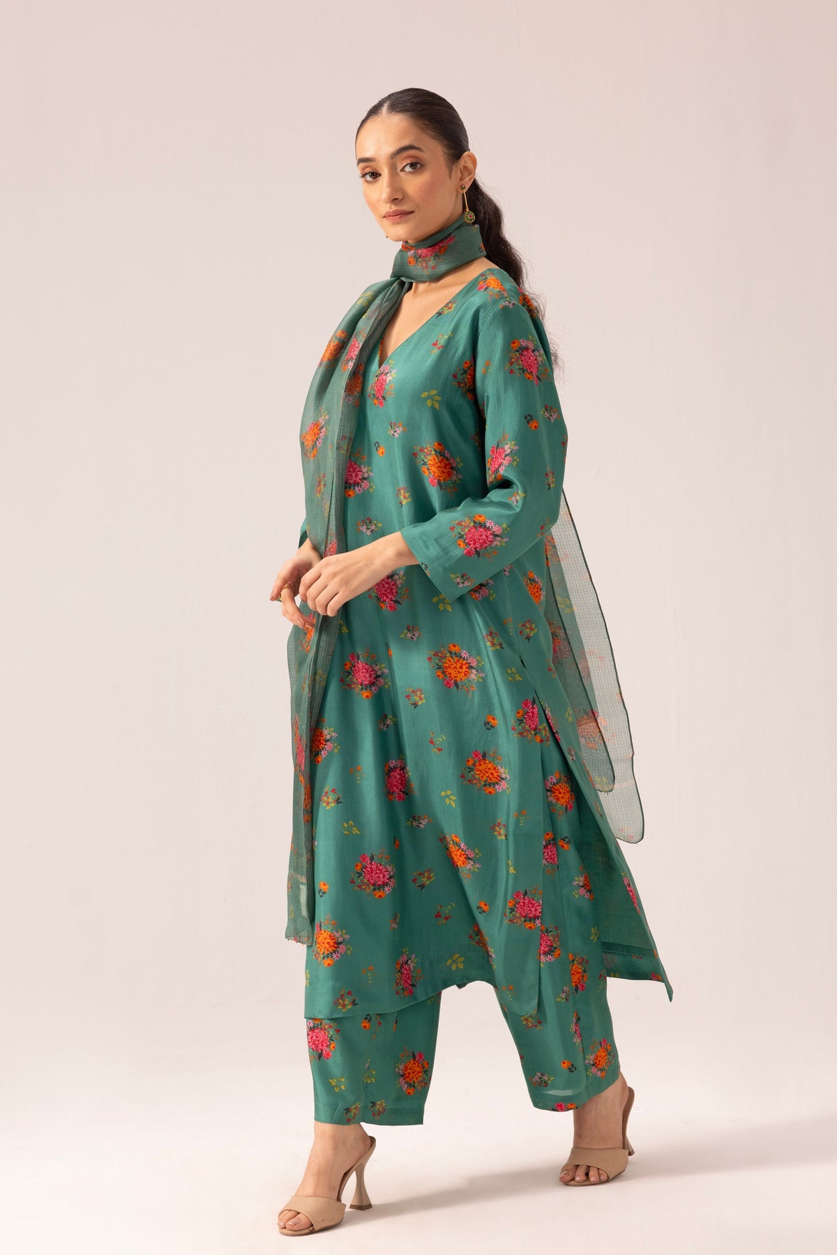 Amelia Green Kurta Set