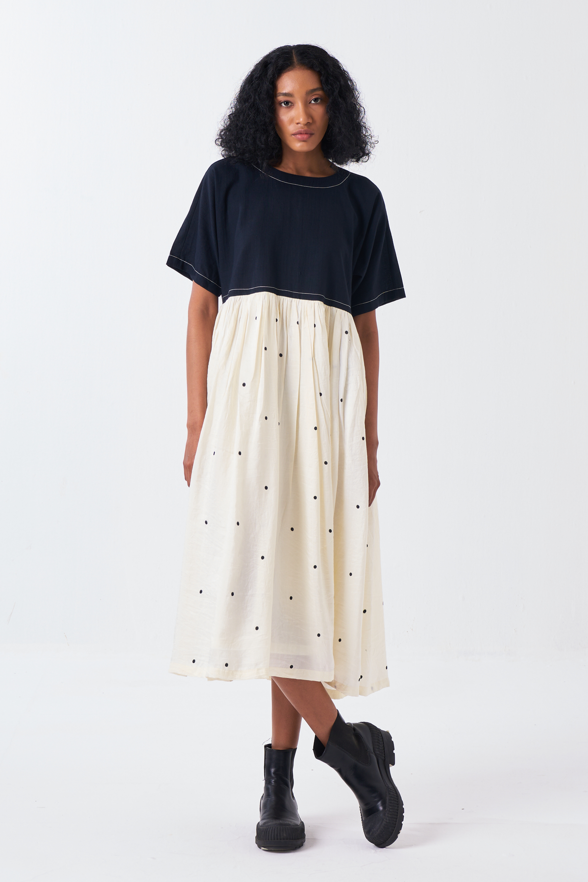 Yoke Gather Dress