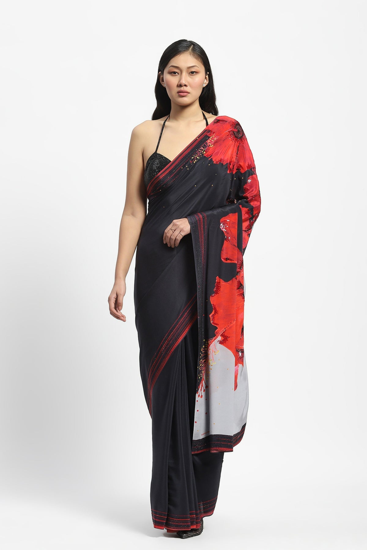 Tropical Allure Embelished Saree