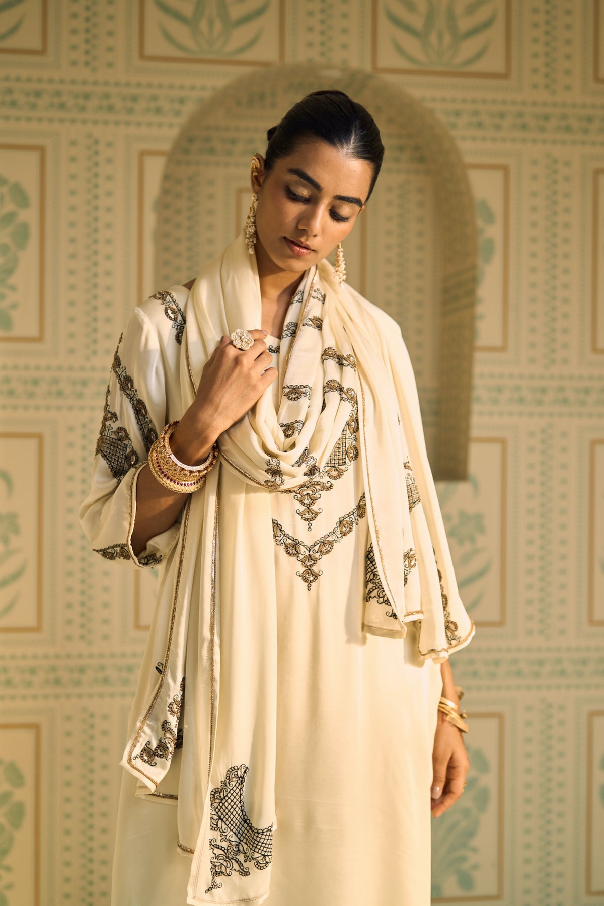 White Anya Kurta Set